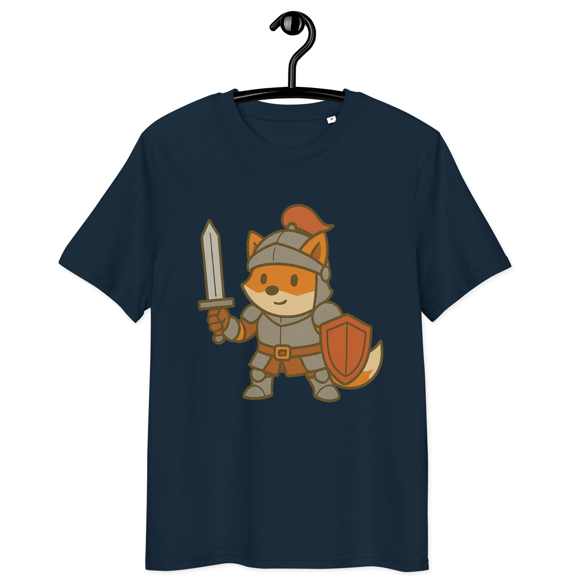 Fox Knight - DTF-Unisex-Bio-Baumwoll-T-Shirt – Bild 4