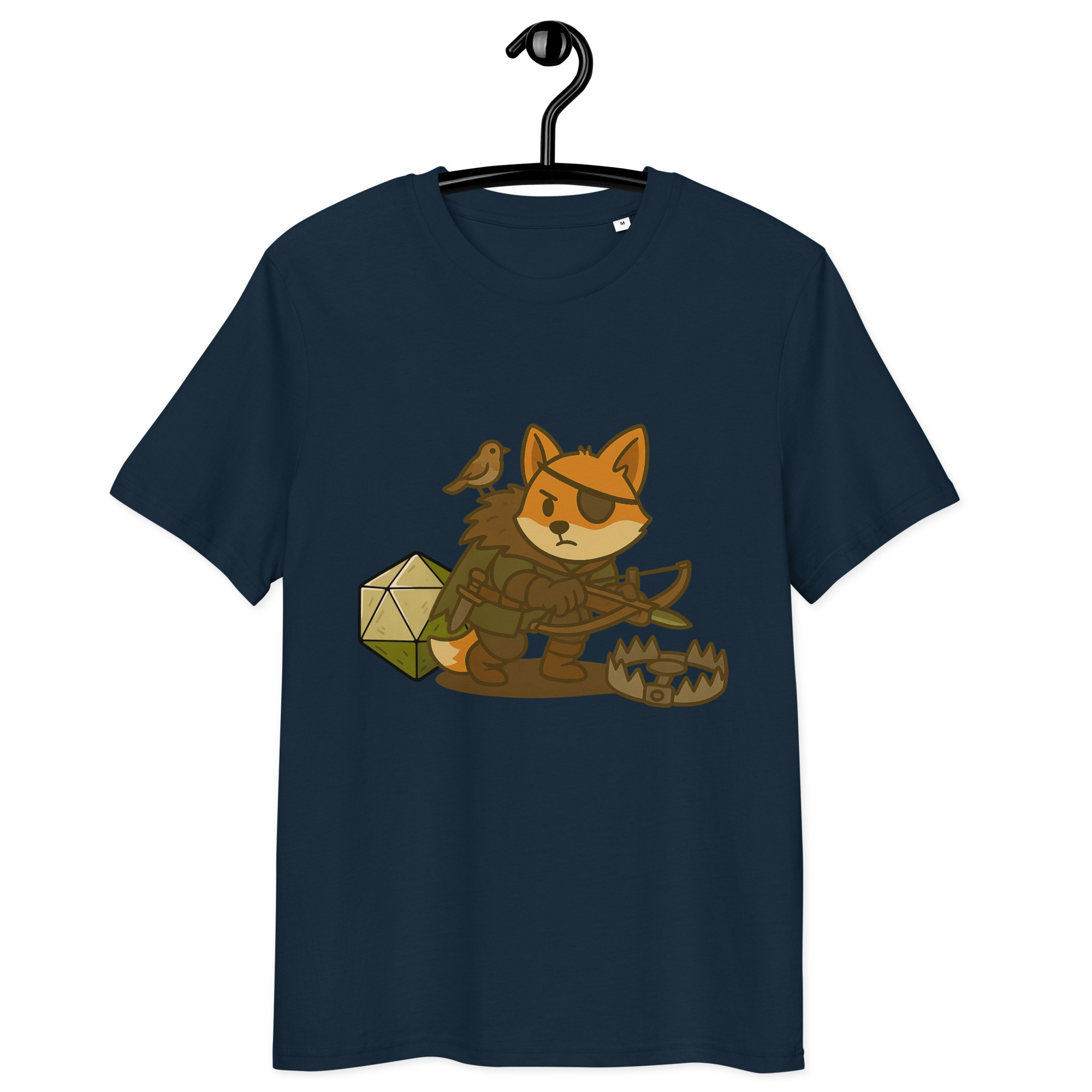 Dicefox Hunter - DTF-Unisex-Bio-Baumwoll-T-Shirt – Bild 4