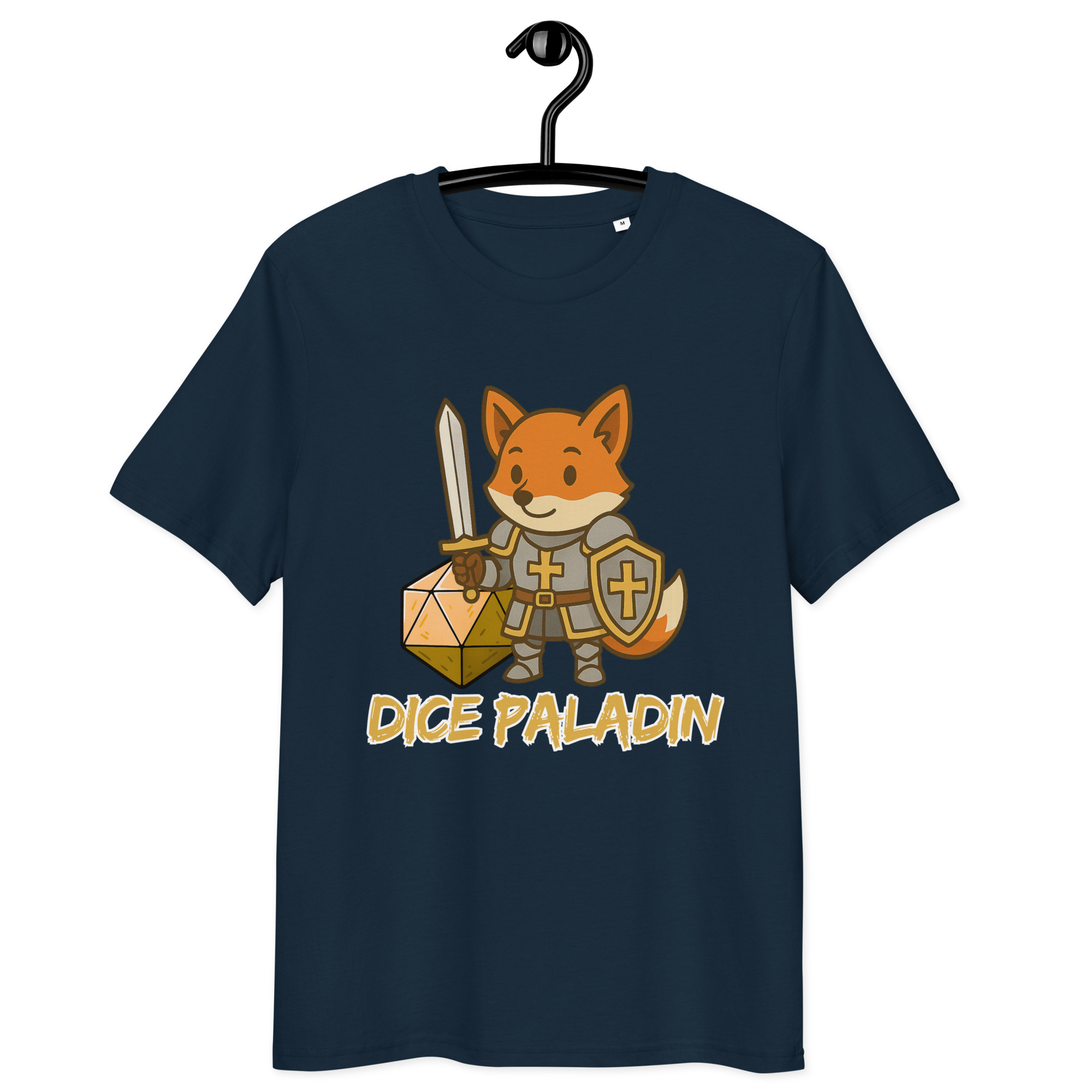 Dice Paladin - DTF-Unisex-Bio-Baumwoll-T-Shirt – Bild 4