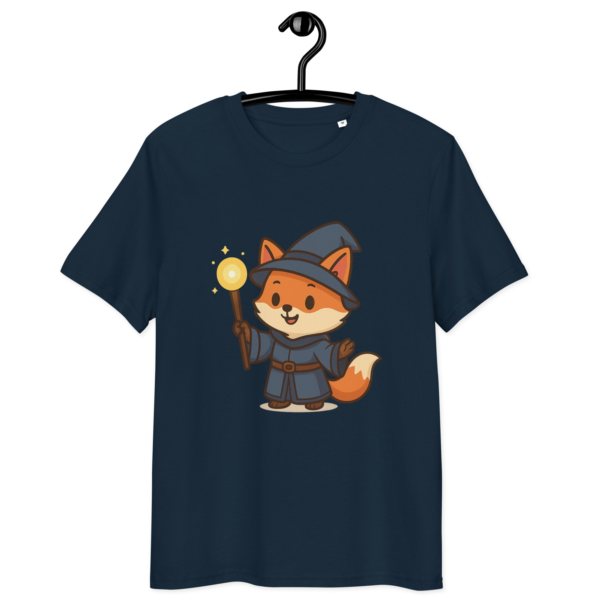 Fox Wizard - DTF-Unisex-Bio-Baumwoll-T-Shirt – Bild 3