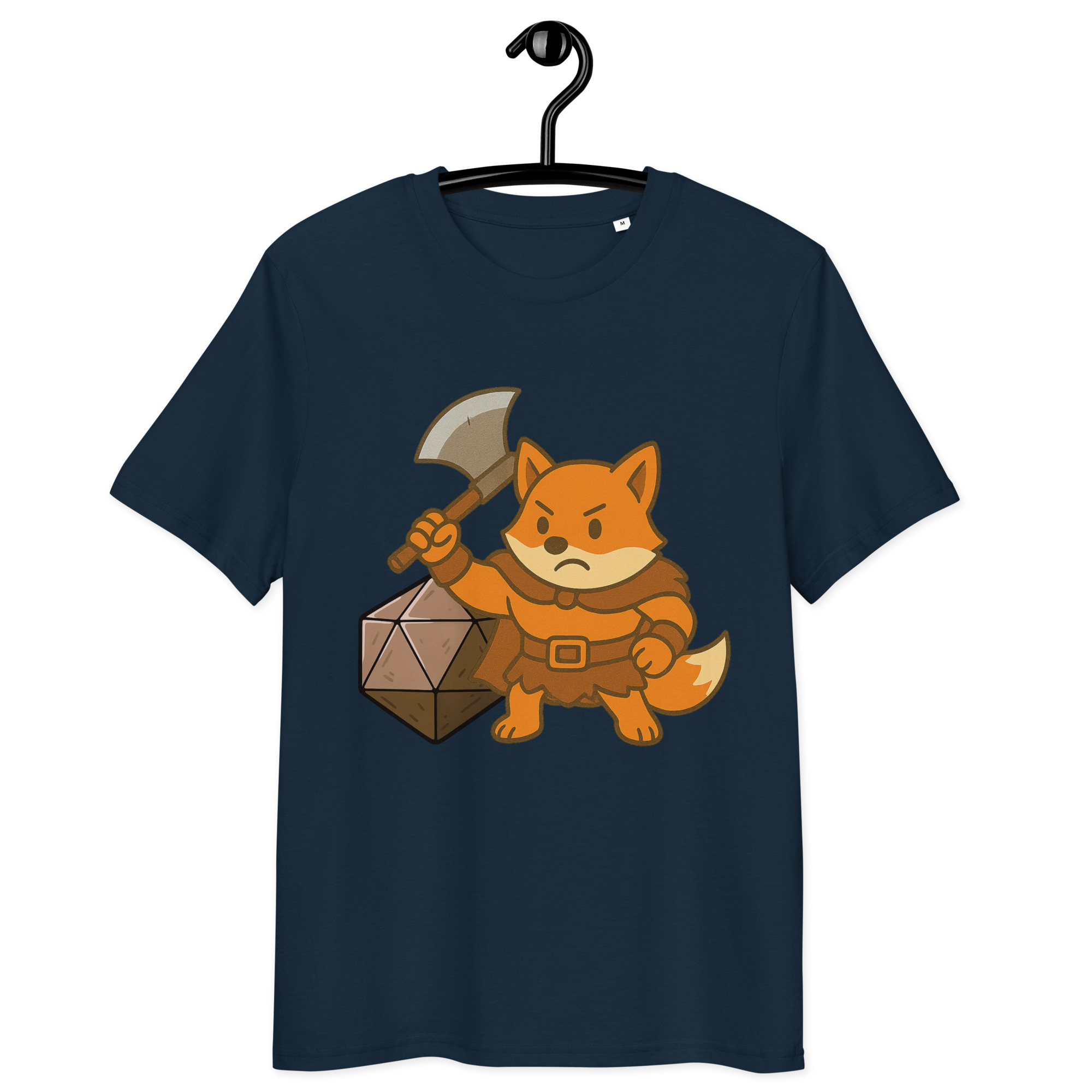 Dicefox Barbarian - DTF-Unisex-Bio-Baumwoll-T-Shirt – Bild 4