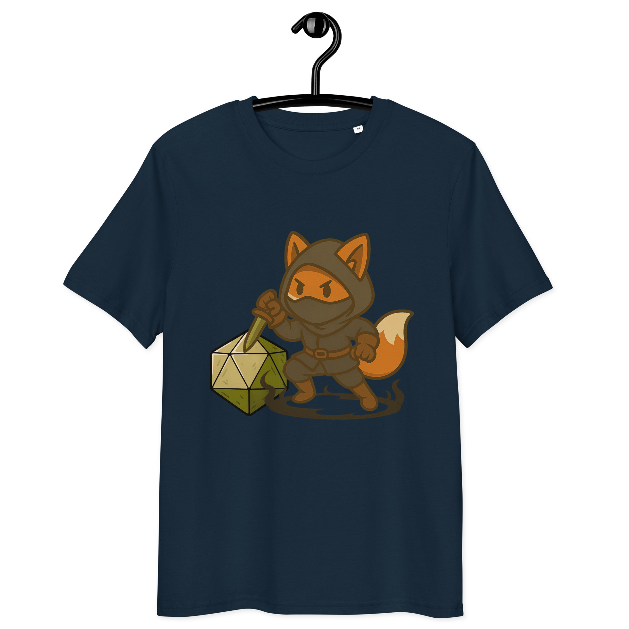 Dicefox Assassin - DTF-Unisex-Bio-Baumwoll-T-Shirt – Bild 4