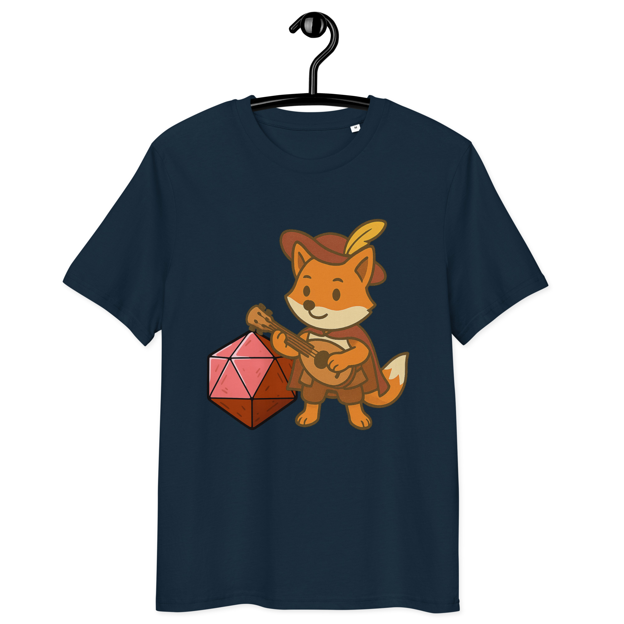 Dicefox Bard - DTF-Unisex-Bio-Baumwoll-T-Shirt – Bild 4