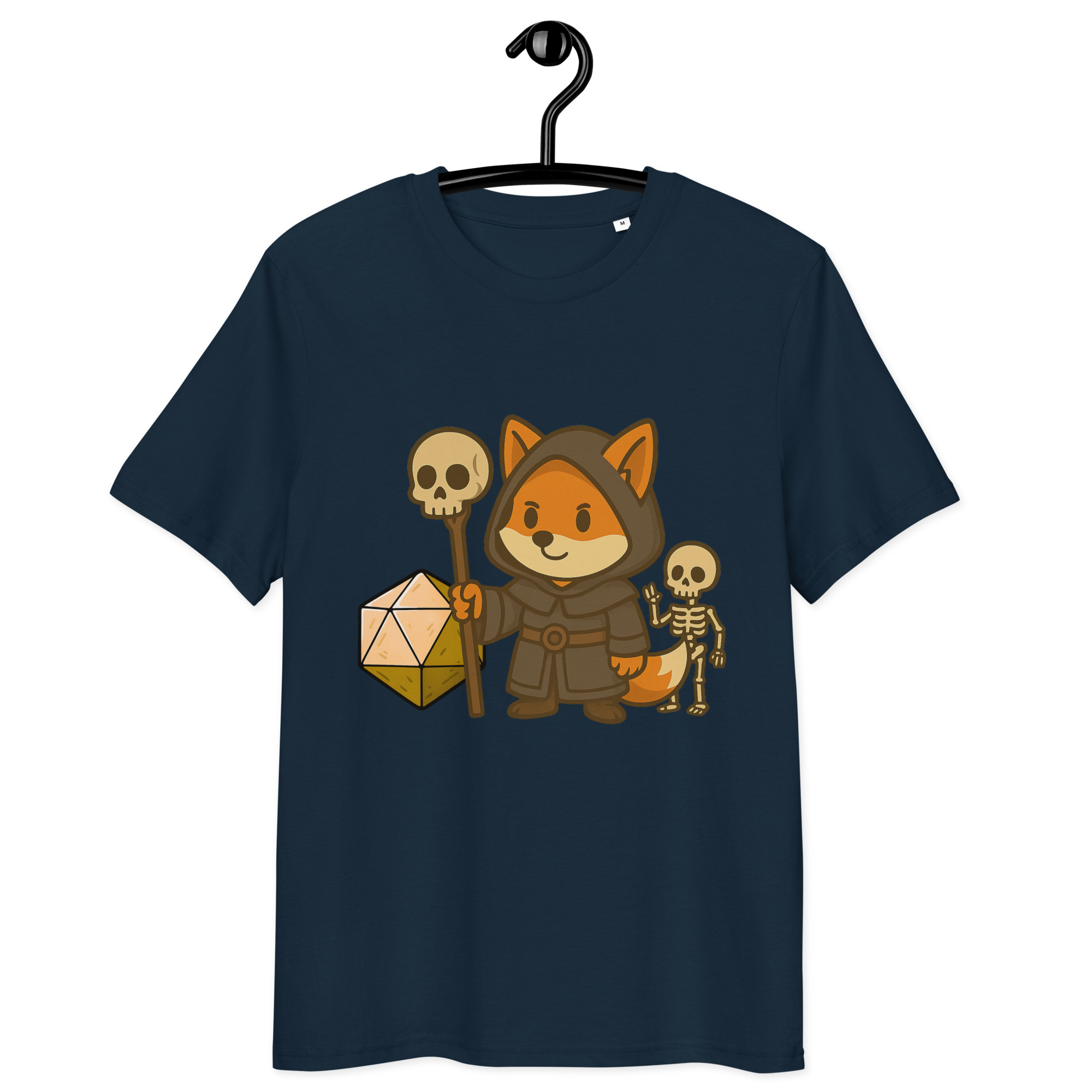 Dicefox Necromancer - DTF-Unisex-Bio-Baumwoll-T-Shirt – Bild 3