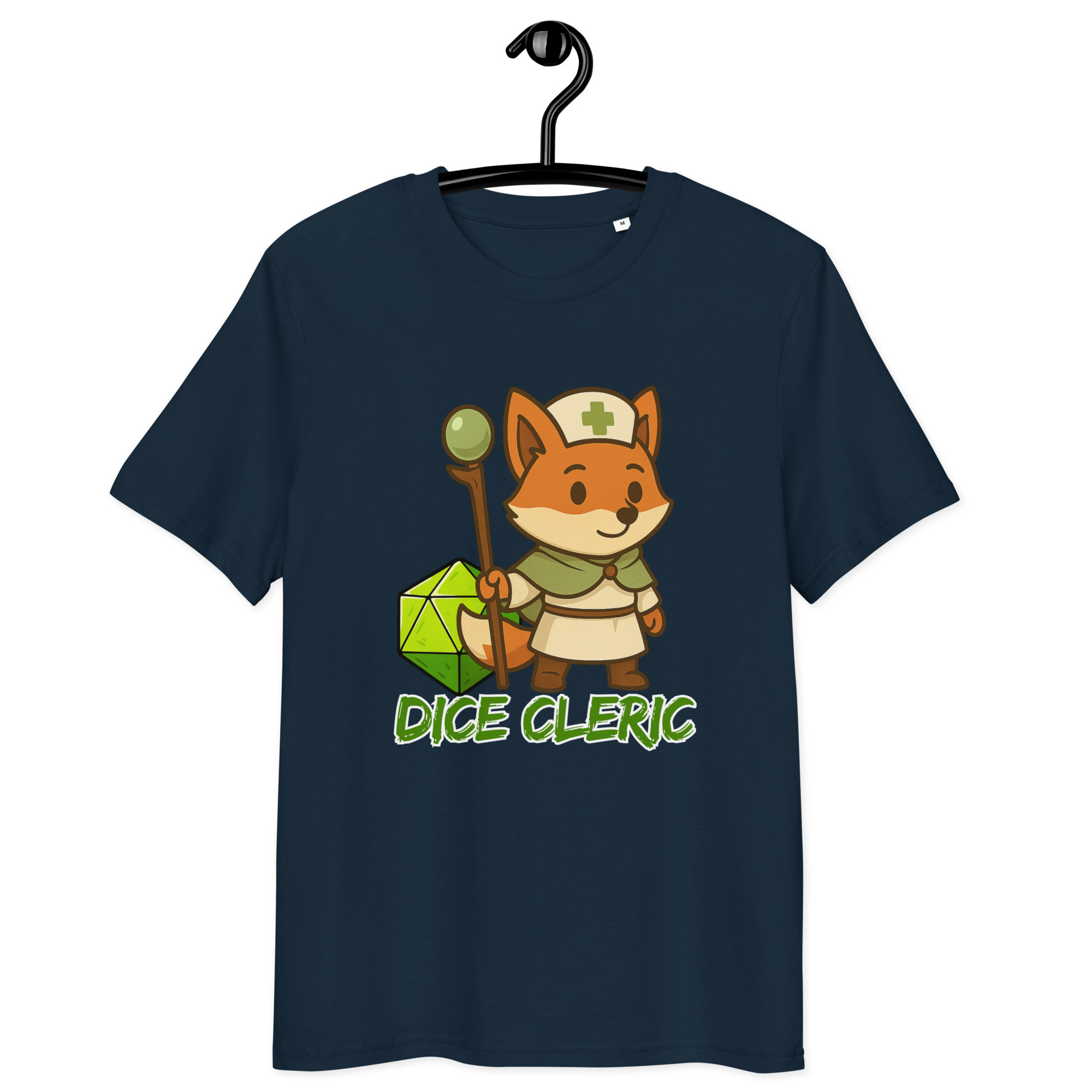 Dice Cleric - DTF-Unisex-Bio-Baumwoll-T-Shirt – Bild 4