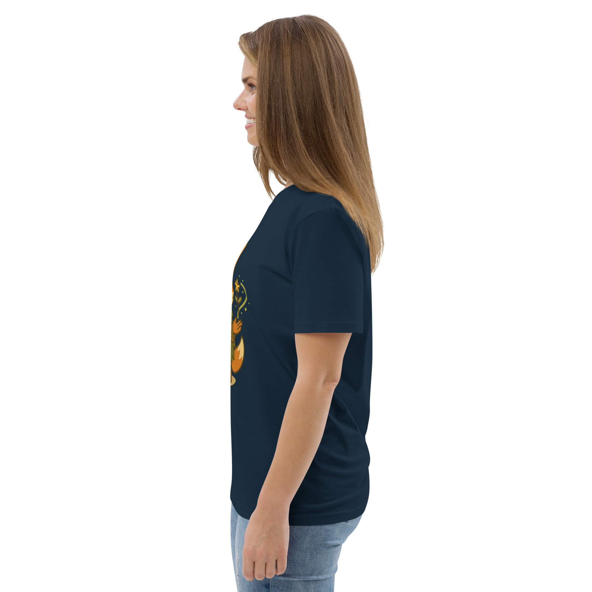 Fox Druid - DTF-Unisex-Bio-Baumwoll-T-Shirt – Bild 16