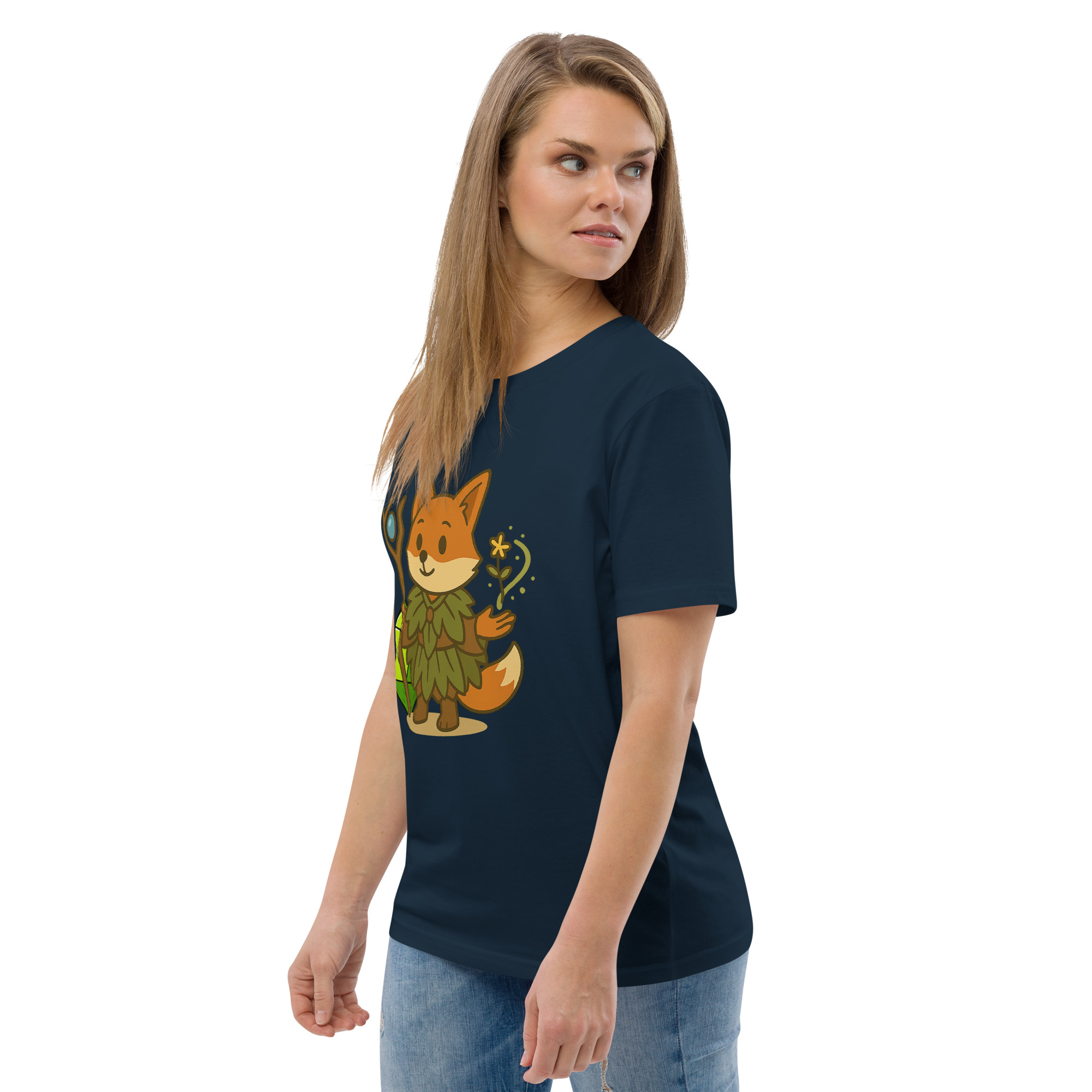 Dicefox Druid - DTF-Unisex-Bio-Baumwoll-T-Shirt – Bild 14