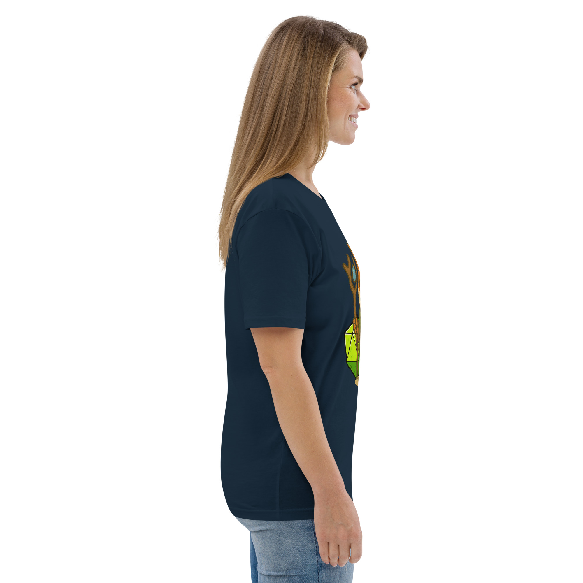 Dicefox Druid - DTF-Unisex-Bio-Baumwoll-T-Shirt – Bild 16