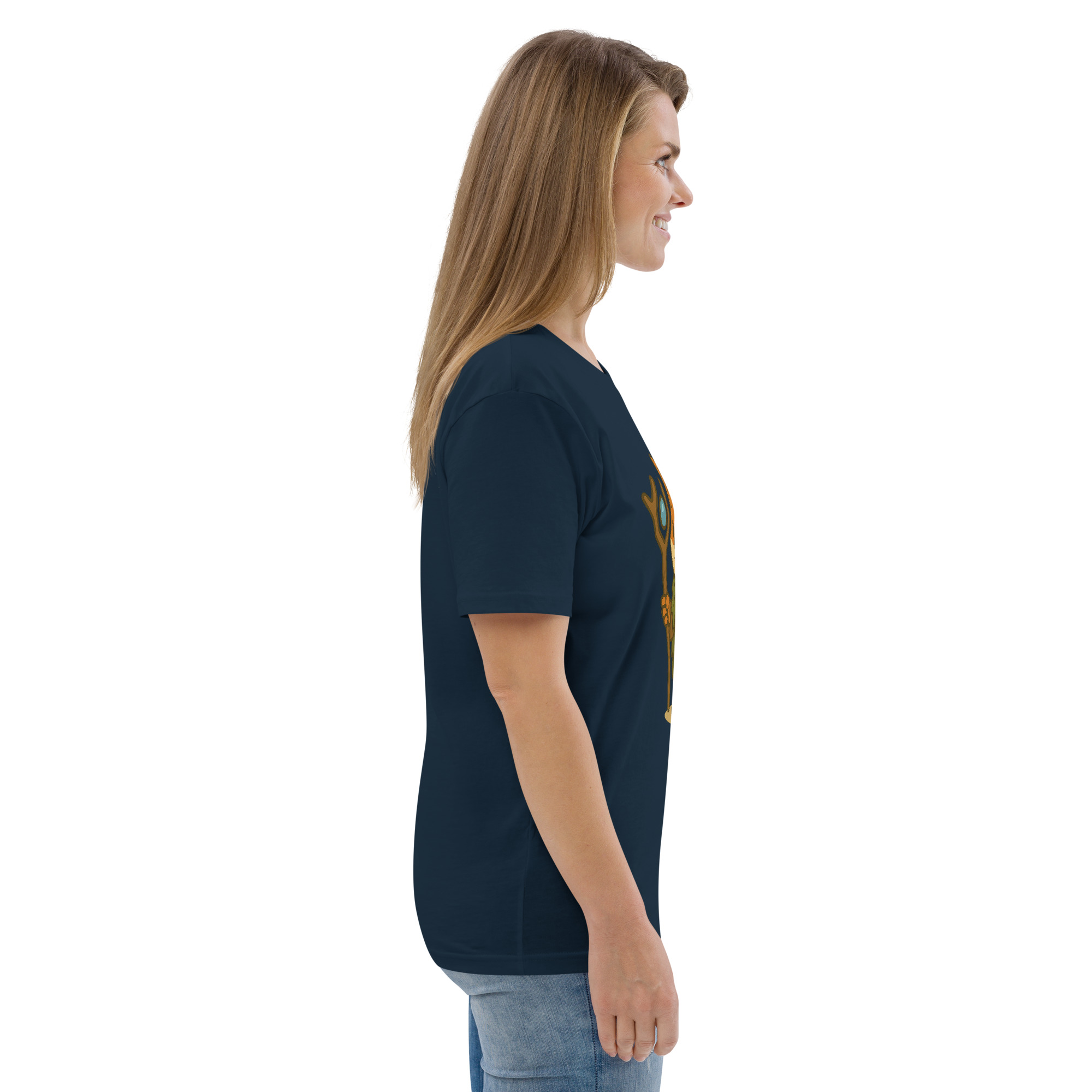 Fox Druid - DTF-Unisex-Bio-Baumwoll-T-Shirt – Bild 15