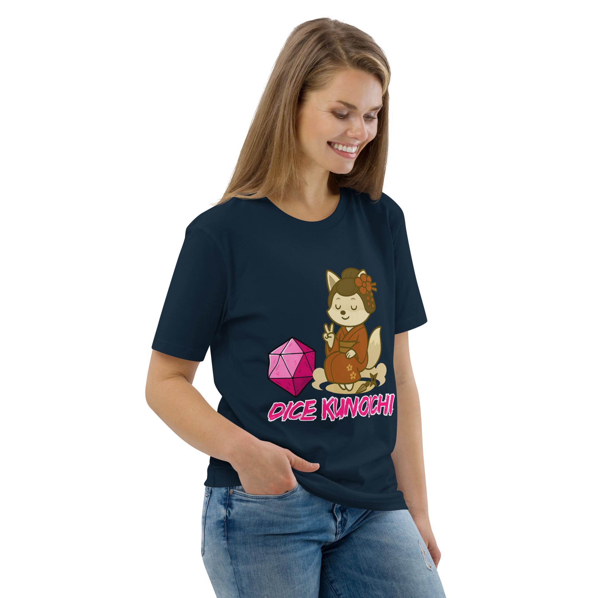 Dice Kunoishi - DTF-Unisex-Bio-Baumwoll-T-Shirt – Bild 14