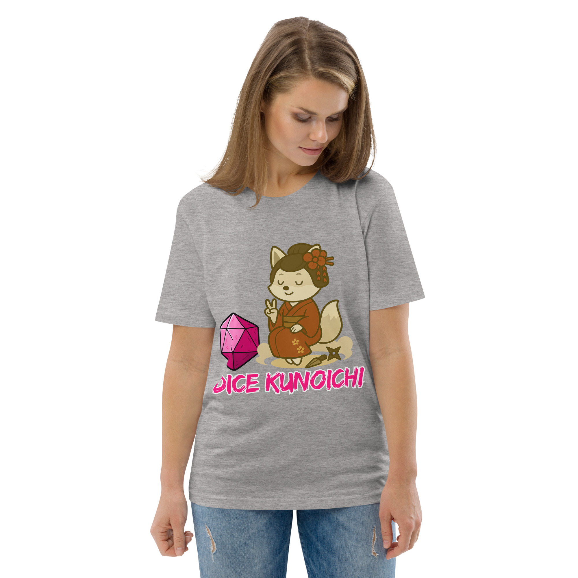 Dice Kunoishi - DTF-Unisex-Bio-Baumwoll-T-Shirt – Bild 74