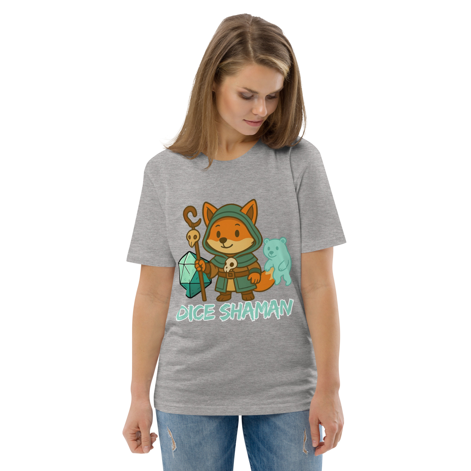 Dice Shaman - DTF-Unisex-Bio-Baumwoll-T-Shirt – Bild 75