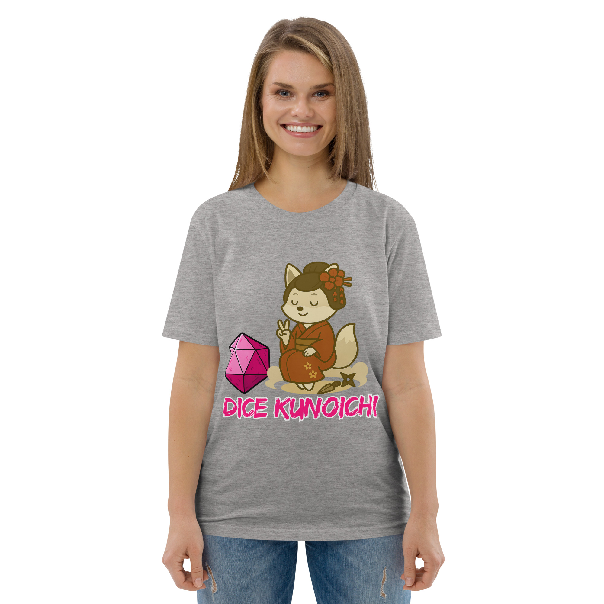 Dice Kunoishi - DTF-Unisex-Bio-Baumwoll-T-Shirt – Bild 73
