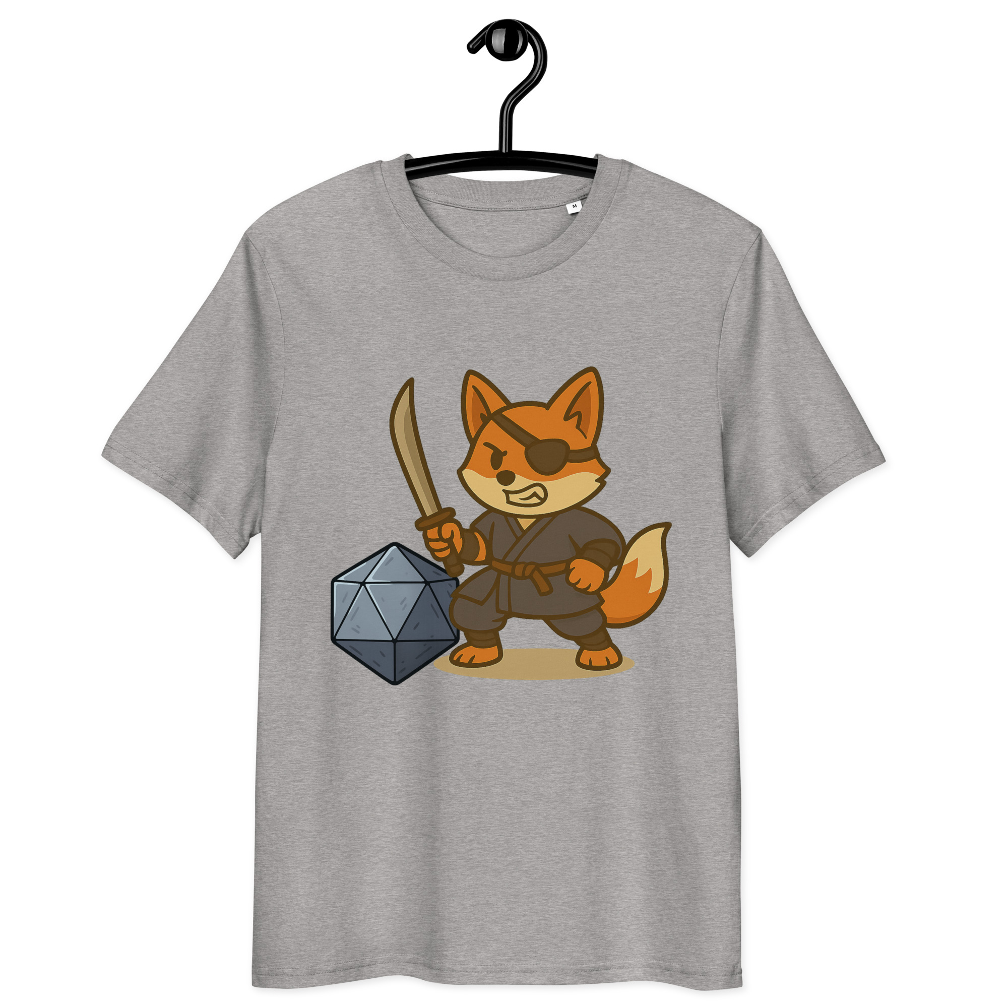 Dicefox Ronin - DTF-Unisex-Bio-Baumwoll-T-Shirt – Bild 18