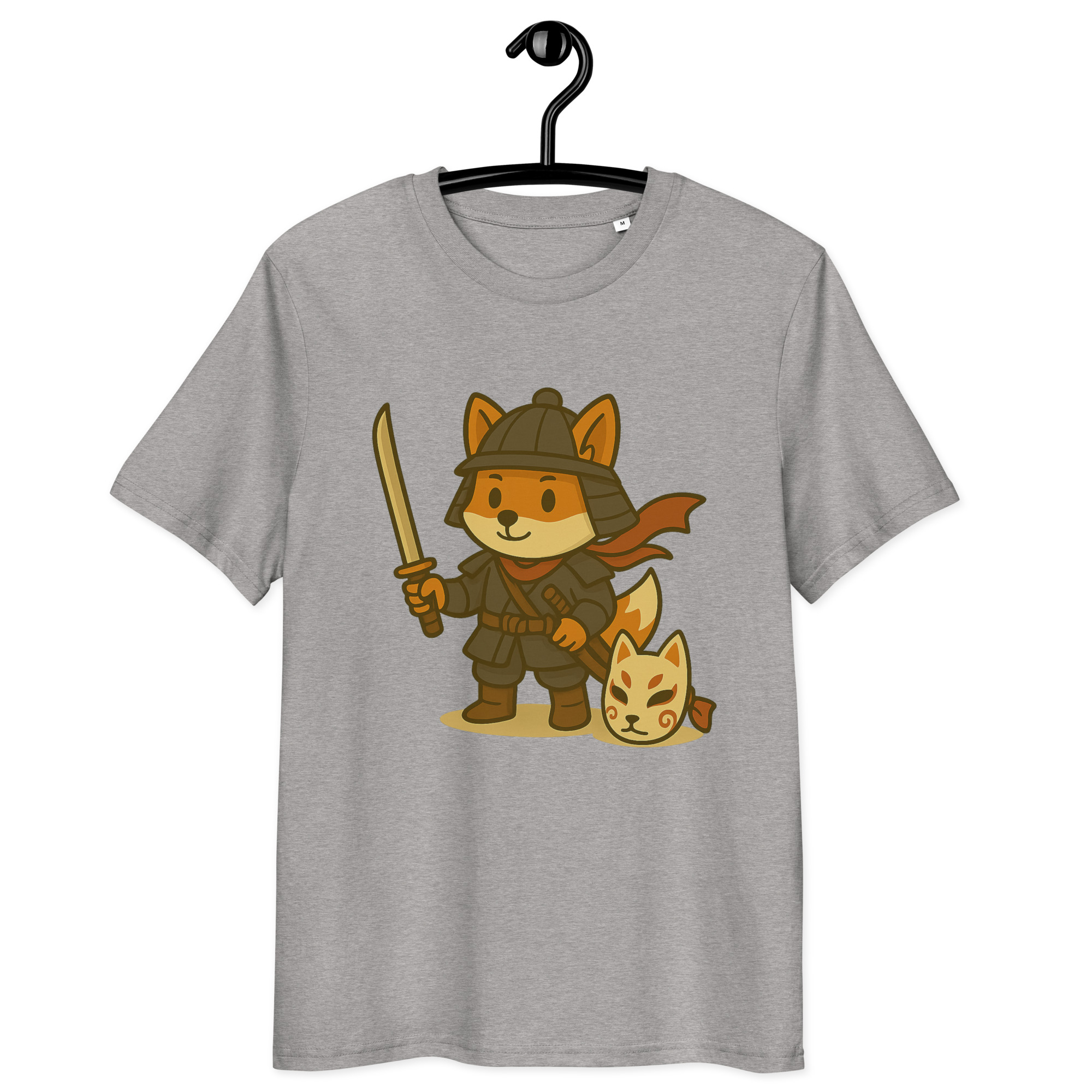 Fox Samurai - DTF-Unisex-Bio-Baumwoll-T-Shirt – Bild 20