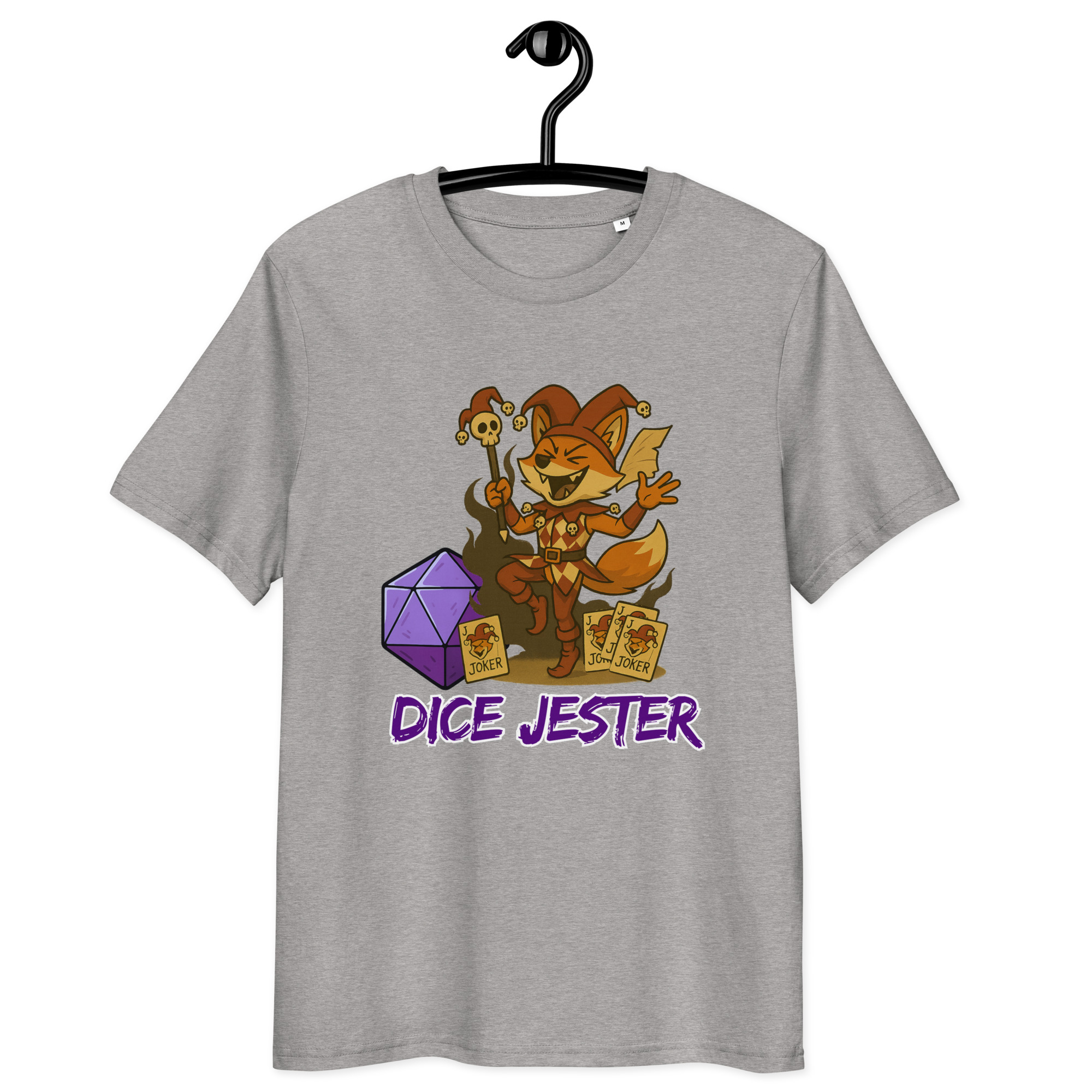 Dice Jester - DTF-Unisex-Bio-Baumwoll-T-Shirt – Bild 20