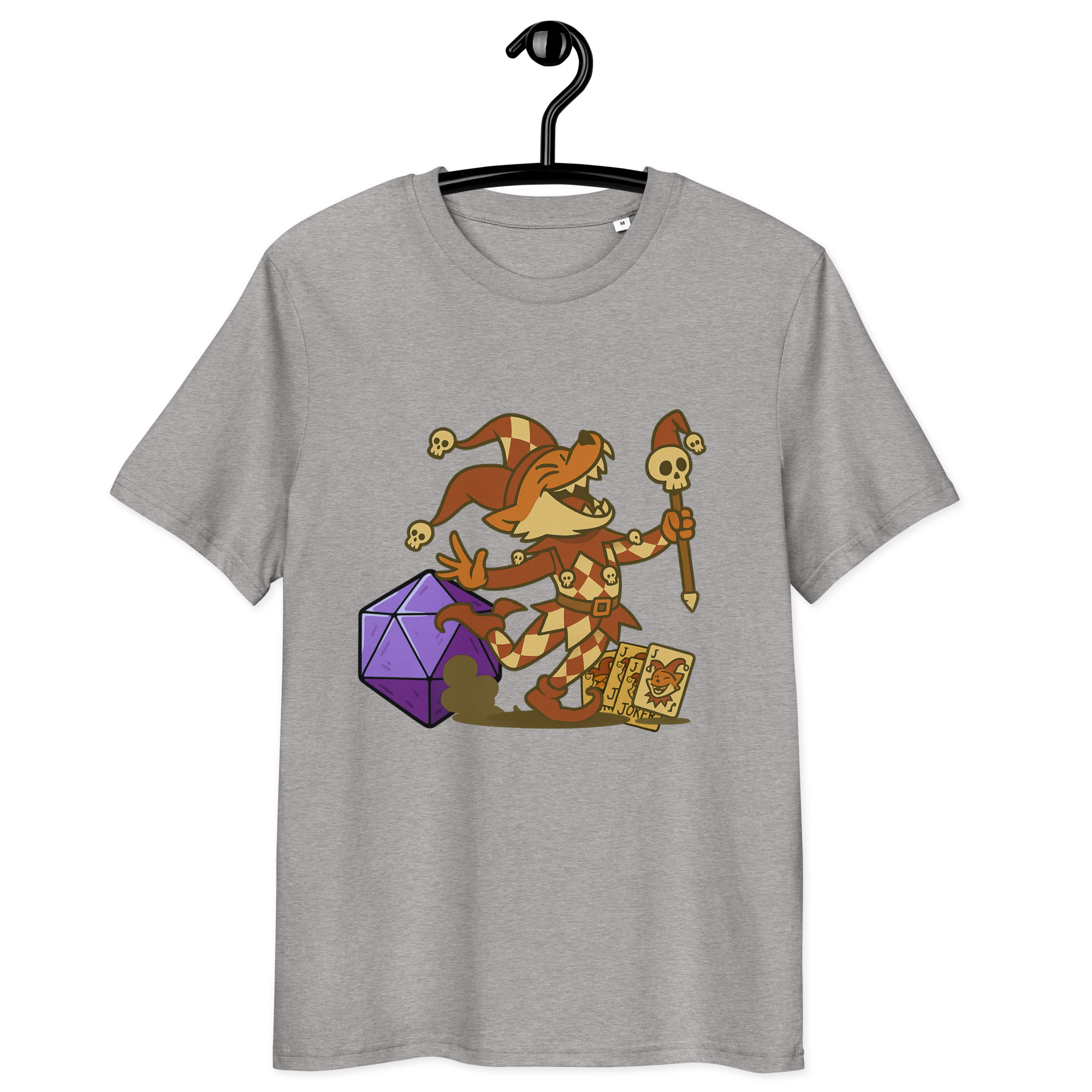 Dicefox Trickser - DTF-Unisex-Bio-Baumwoll-T-Shirt – Bild 20