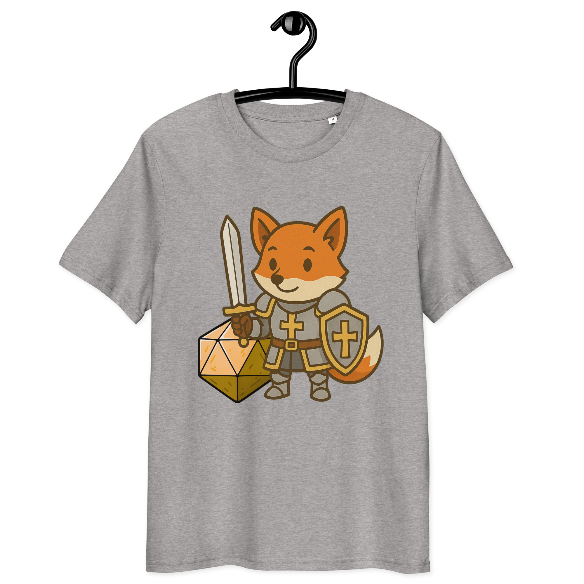 Dicefox Paladin - DTF-Unisex-Bio-Baumwoll-T-Shirt – Bild 20