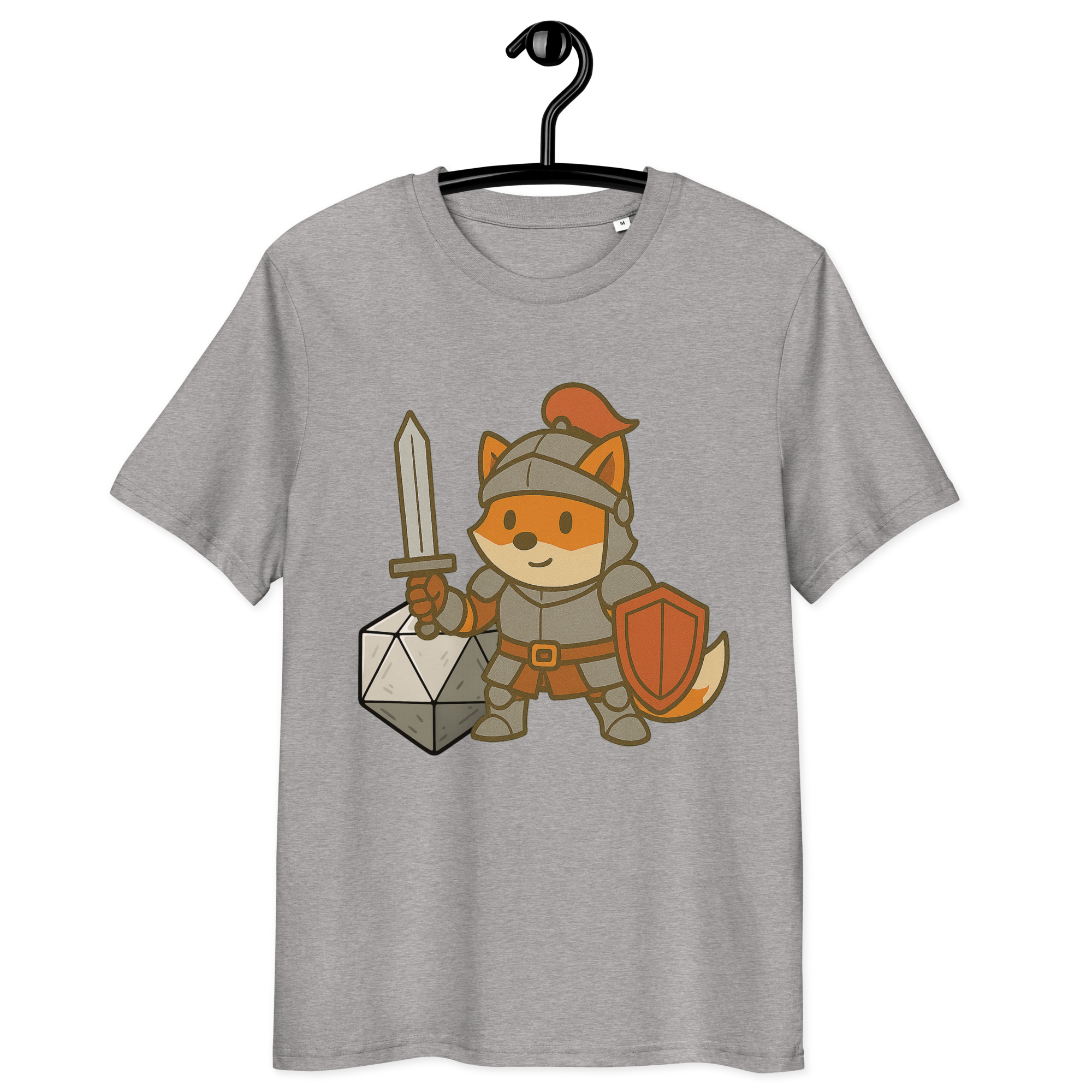 Dicefox Knight - DTF-Unisex-Bio-Baumwoll-T-Shirt – Bild 19