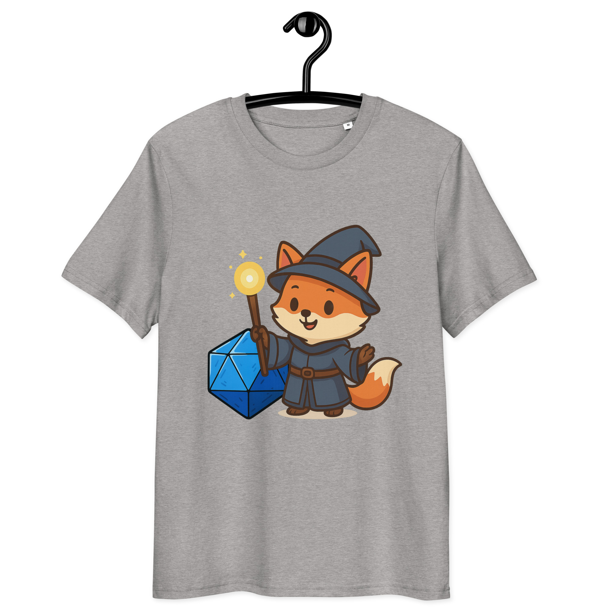 Dicefox Wizard - DTF-Unisex-Bio-Baumwoll-T-Shirt – Bild 19