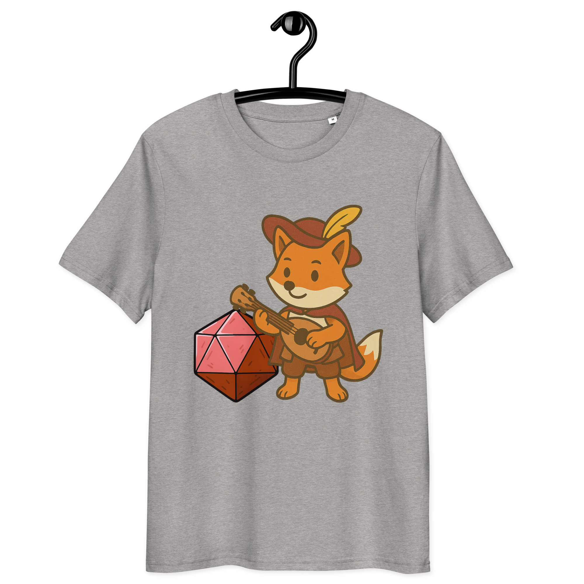 Dicefox Bard - DTF-Unisex-Bio-Baumwoll-T-Shirt – Bild 20
