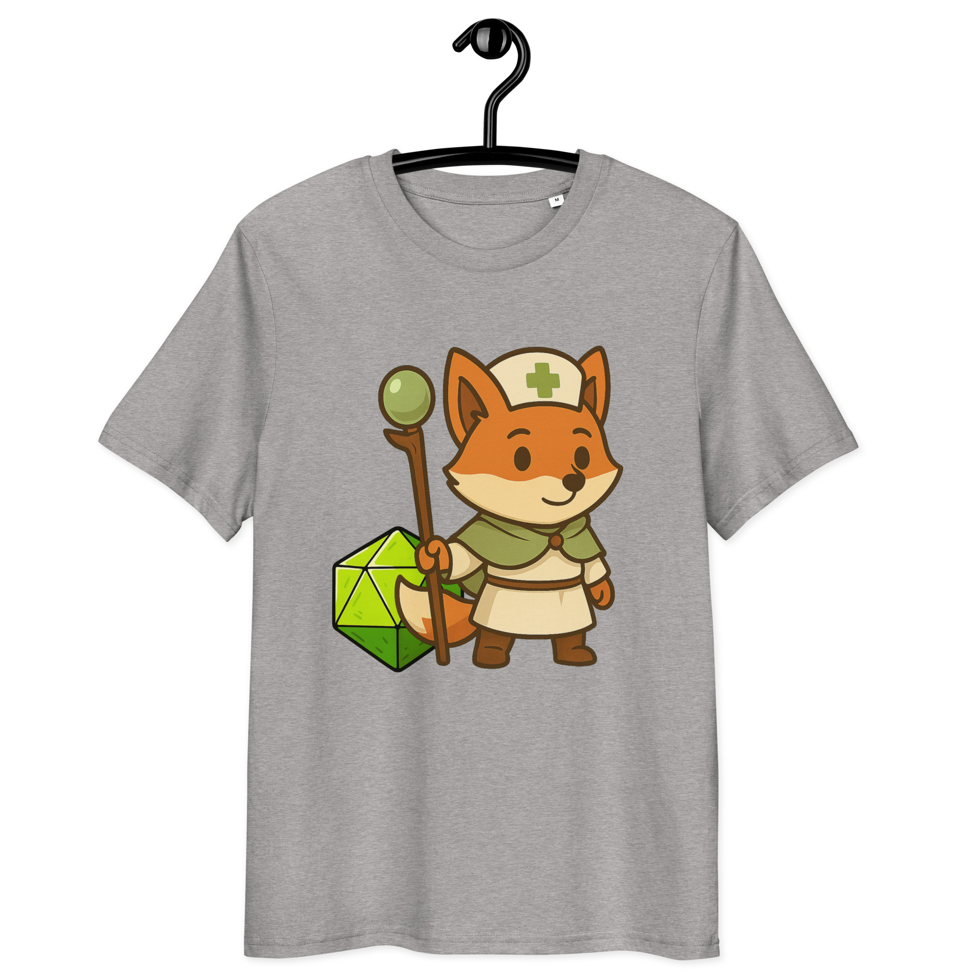 Dicefox Cleric - DTF-Unisex-Bio-Baumwoll-T-Shirt – Bild 19