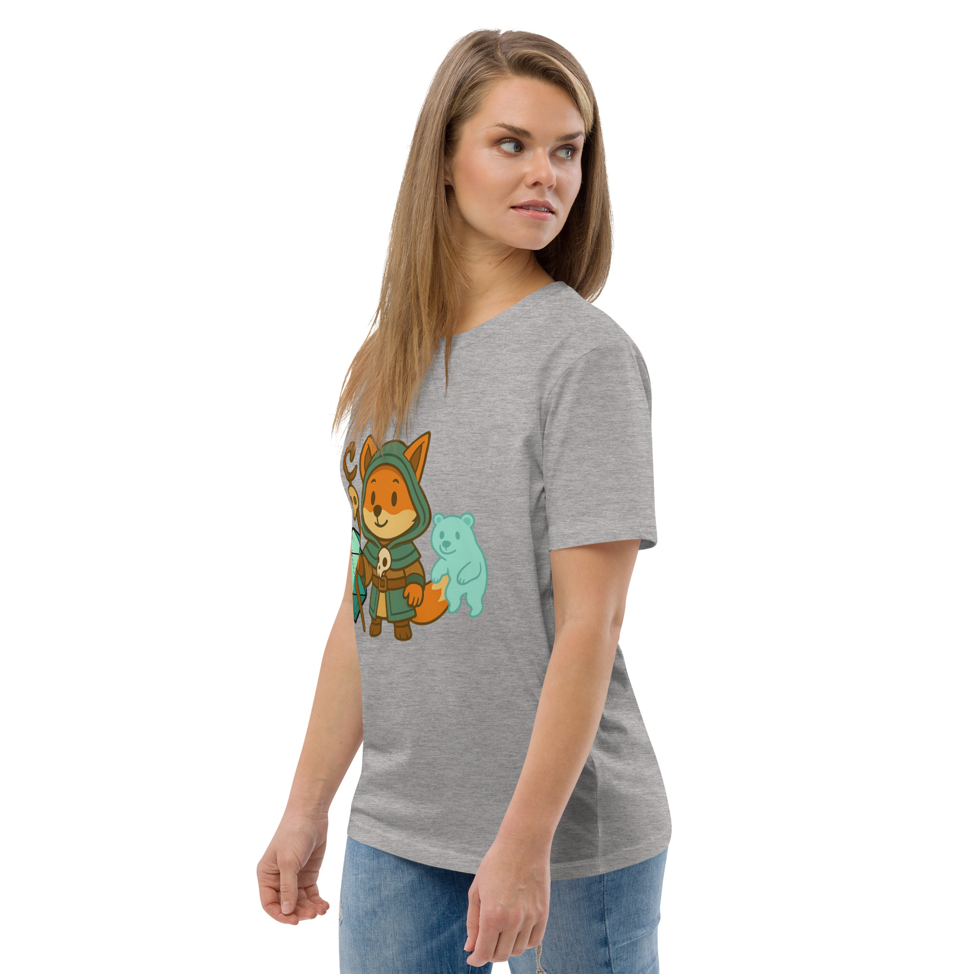 Dicefox Shaman - DTF-Unisex-Bio-Baumwoll-T-Shirt – Bild 78