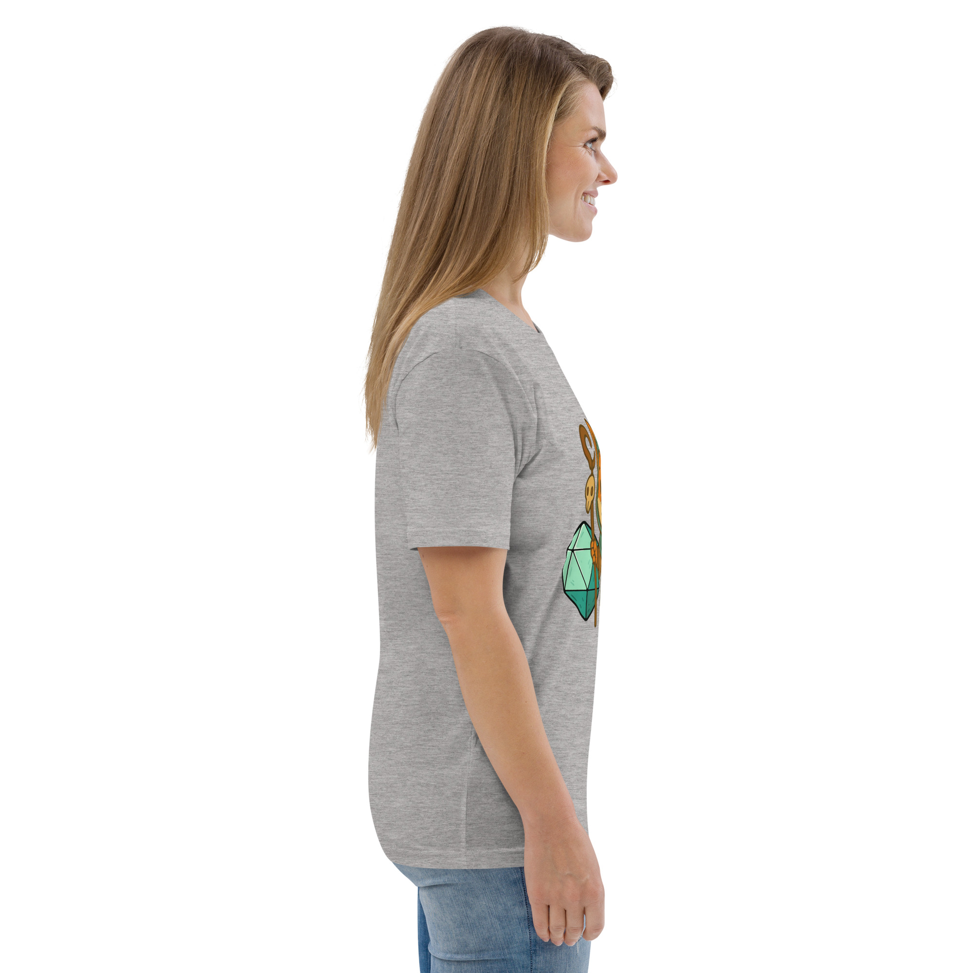 Dicefox Shaman - DTF-Unisex-Bio-Baumwoll-T-Shirt – Bild 80