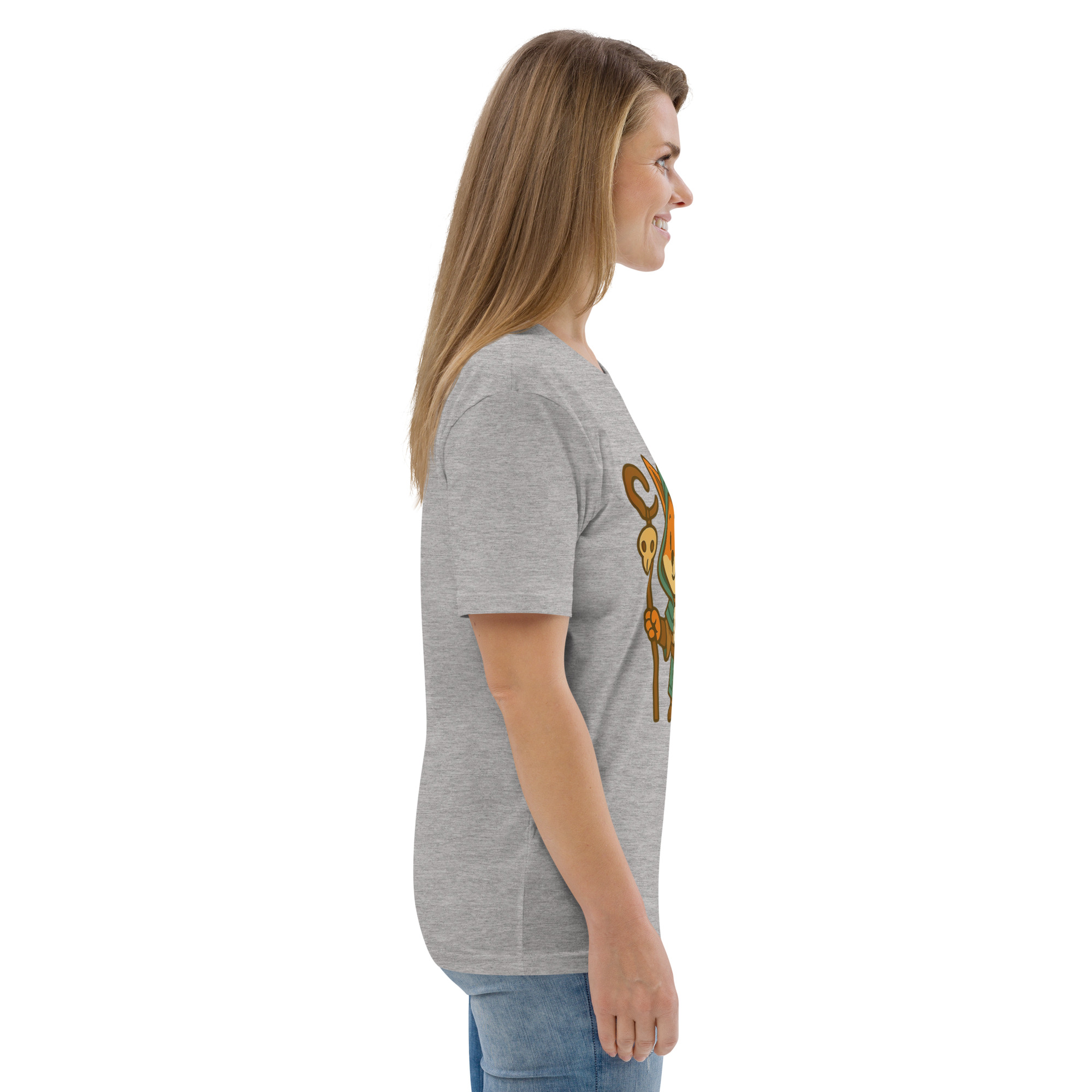Fox Shaman - DTF-Unisex-Bio-Baumwoll-T-Shirt – Bild 80