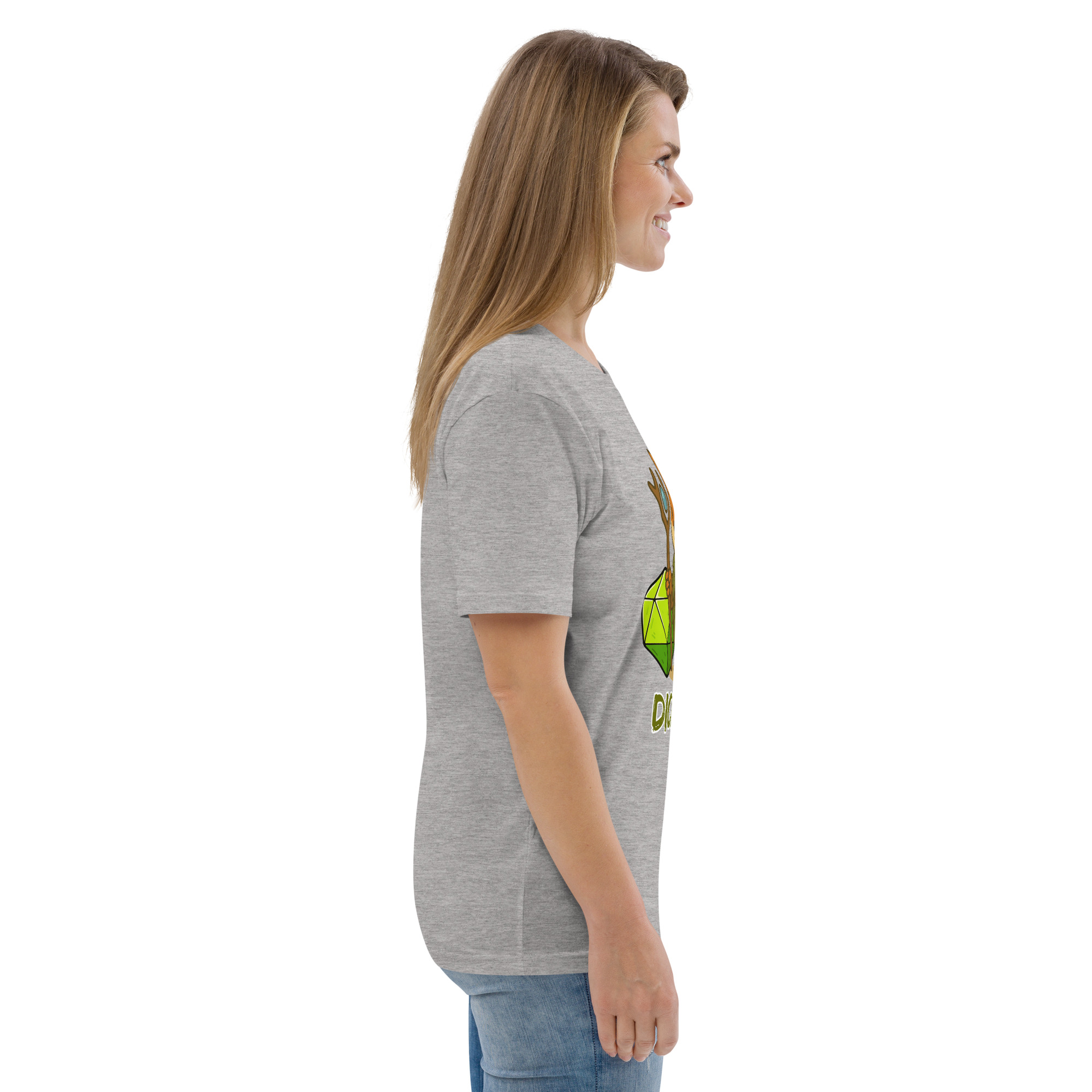 Dice Druid - DTF-Unisex-Bio-Baumwoll-T-Shirt – Bild 80