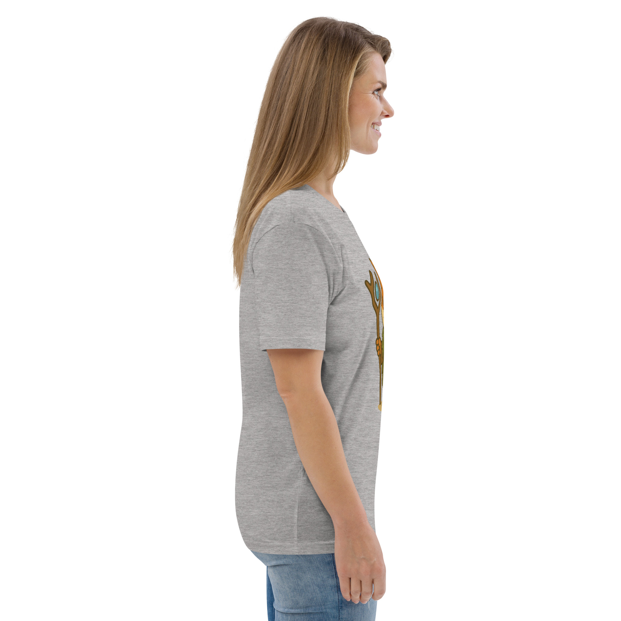Fox Druid - DTF-Unisex-Bio-Baumwoll-T-Shirt – Bild 79