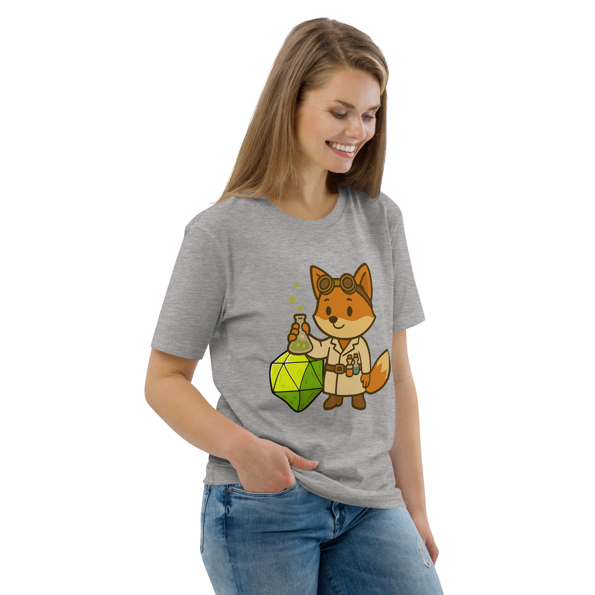Dicefox Alchemist - DTF-Unisex-Bio-Baumwoll-T-Shirt – Bild 79