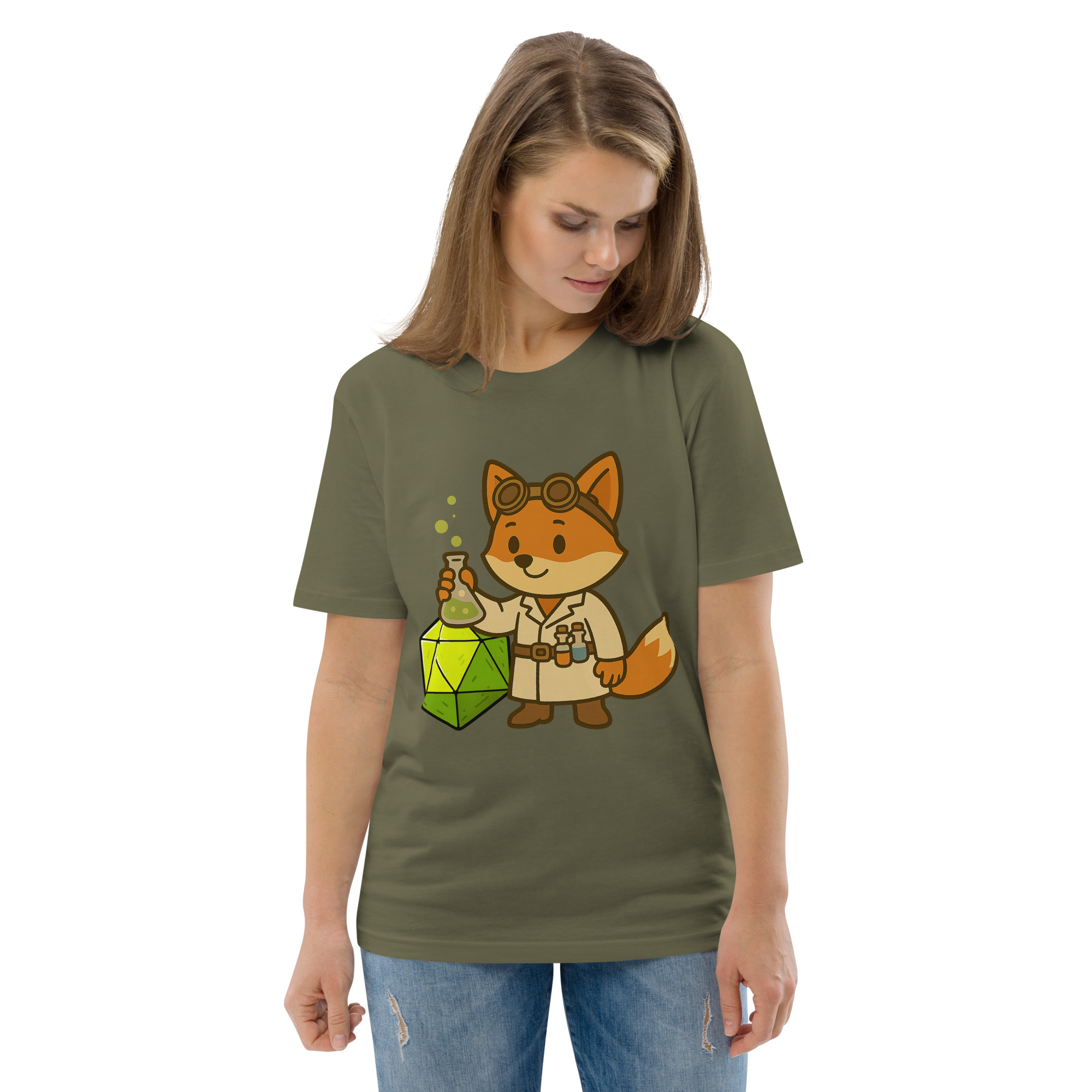 Dicefox Alchemist - DTF-Unisex-Bio-Baumwoll-T-Shirt – Bild 59