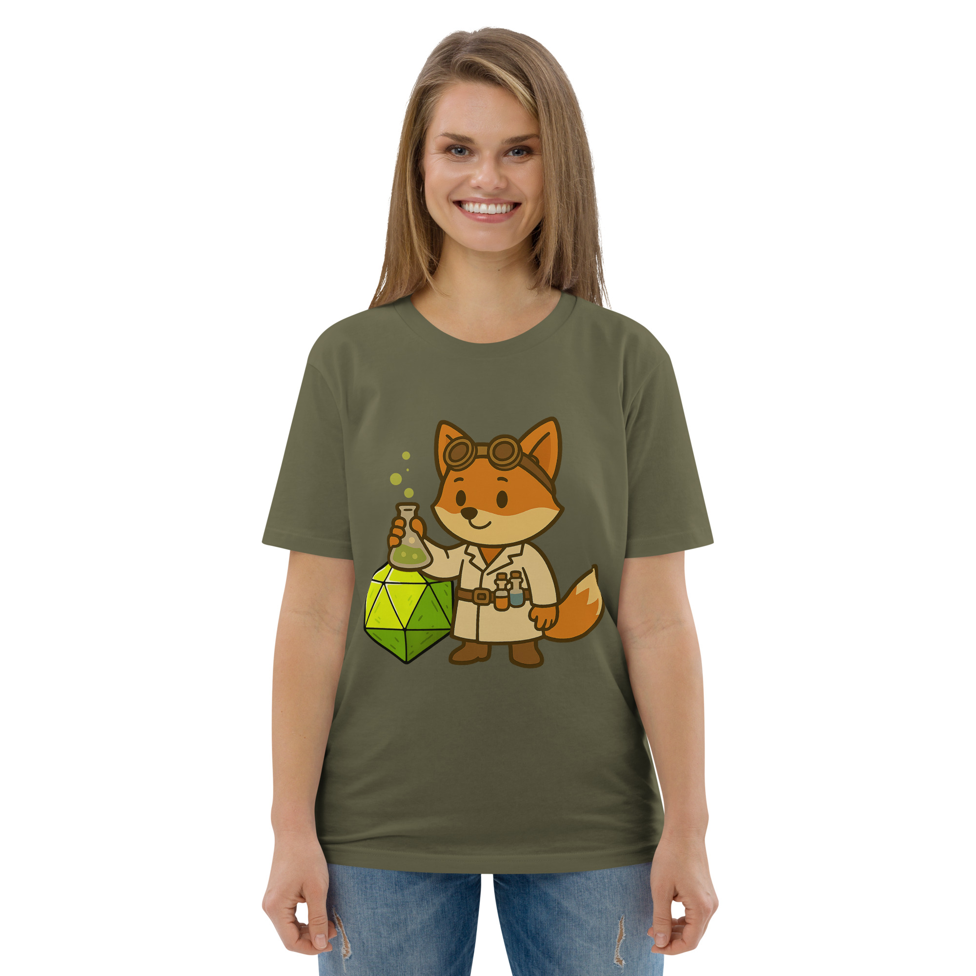 Dicefox Alchemist - DTF-Unisex-Bio-Baumwoll-T-Shirt – Bild 58