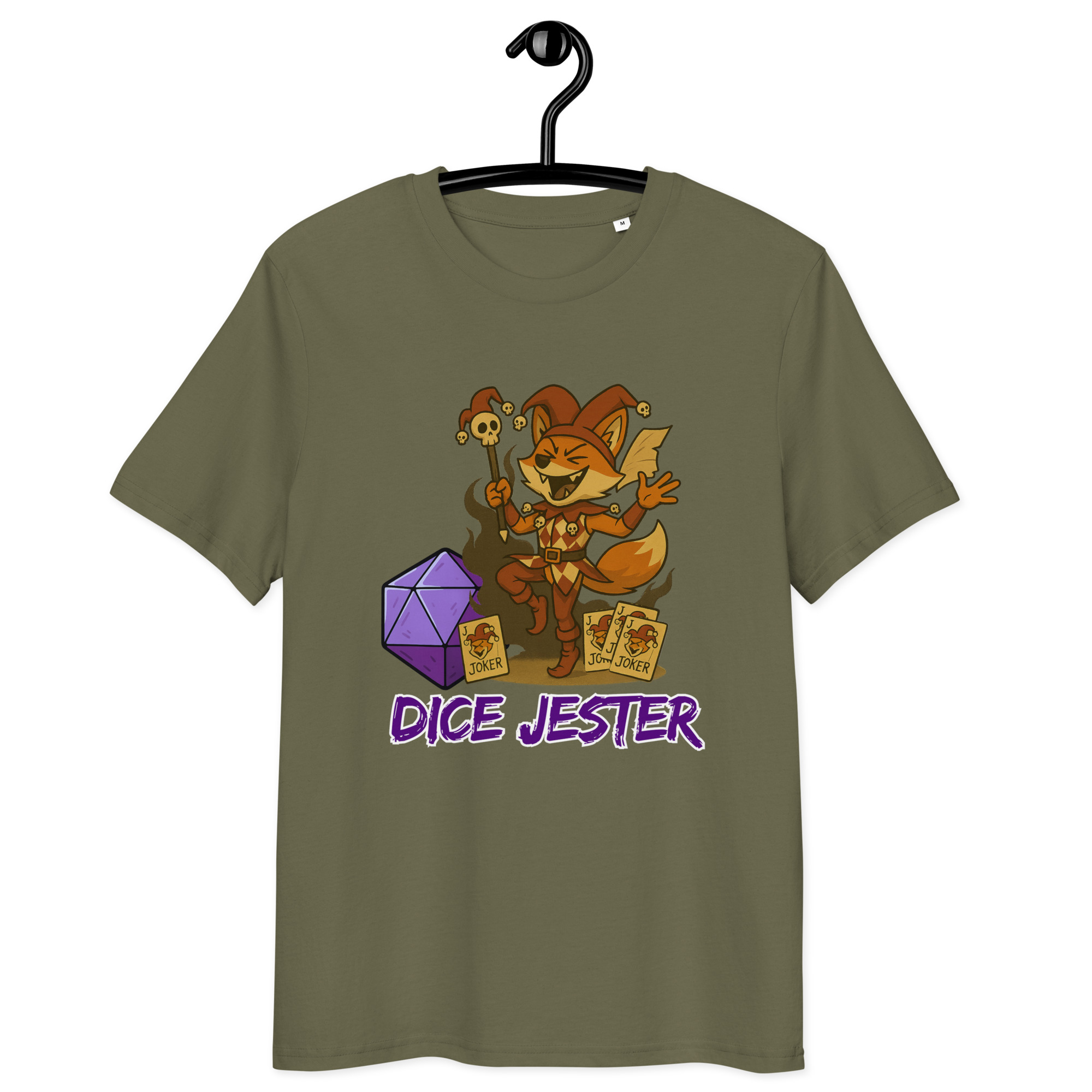 Dice Jester - DTF-Unisex-Bio-Baumwoll-T-Shirt – Bild 16