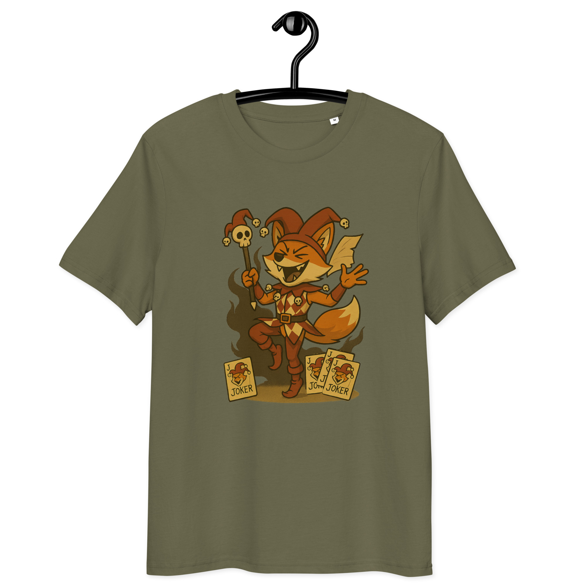 Fox Jester - DTF-Unisex-Bio-Baumwoll-T-Shirt – Bild 16