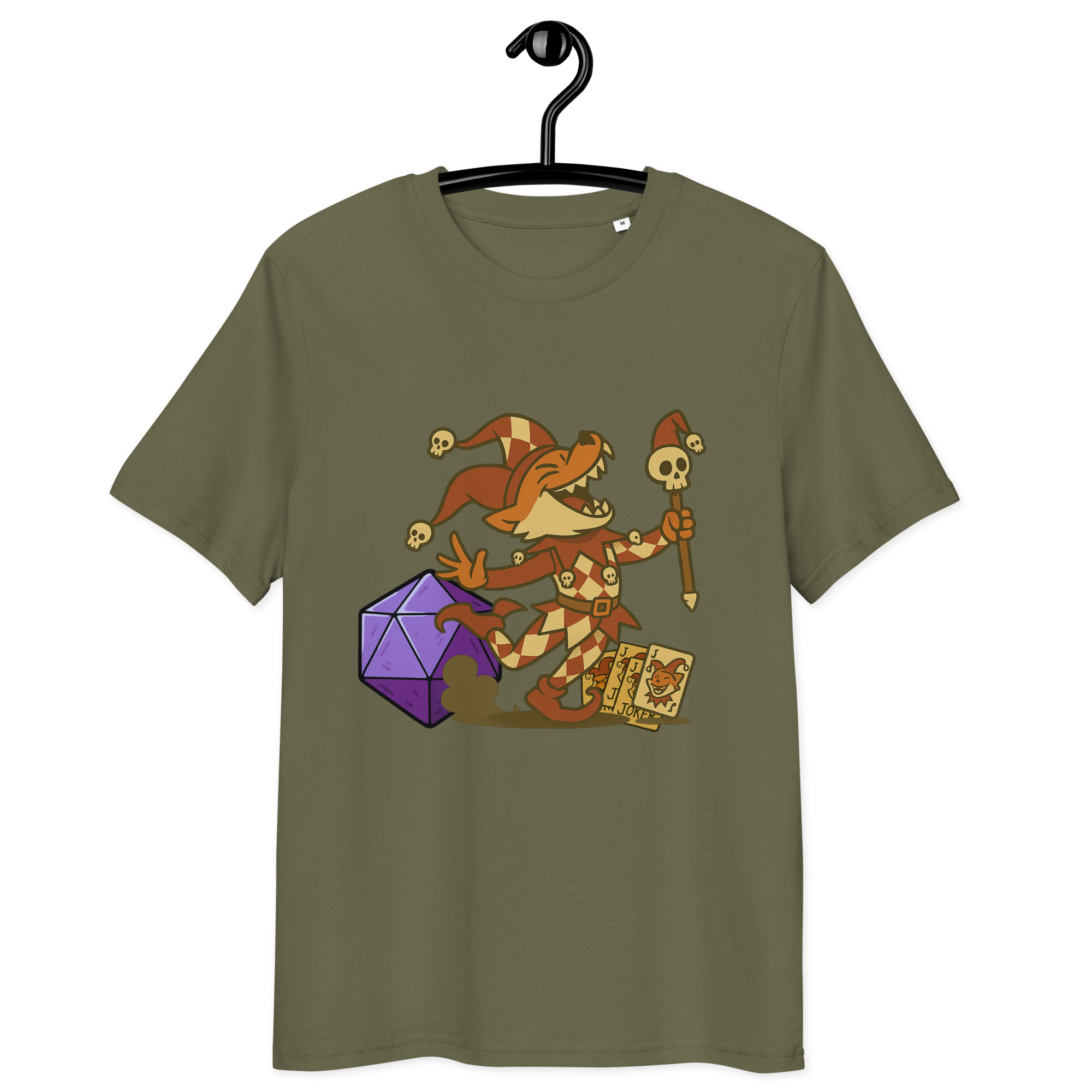 Dicefox Trickser - DTF-Unisex-Bio-Baumwoll-T-Shirt – Bild 16