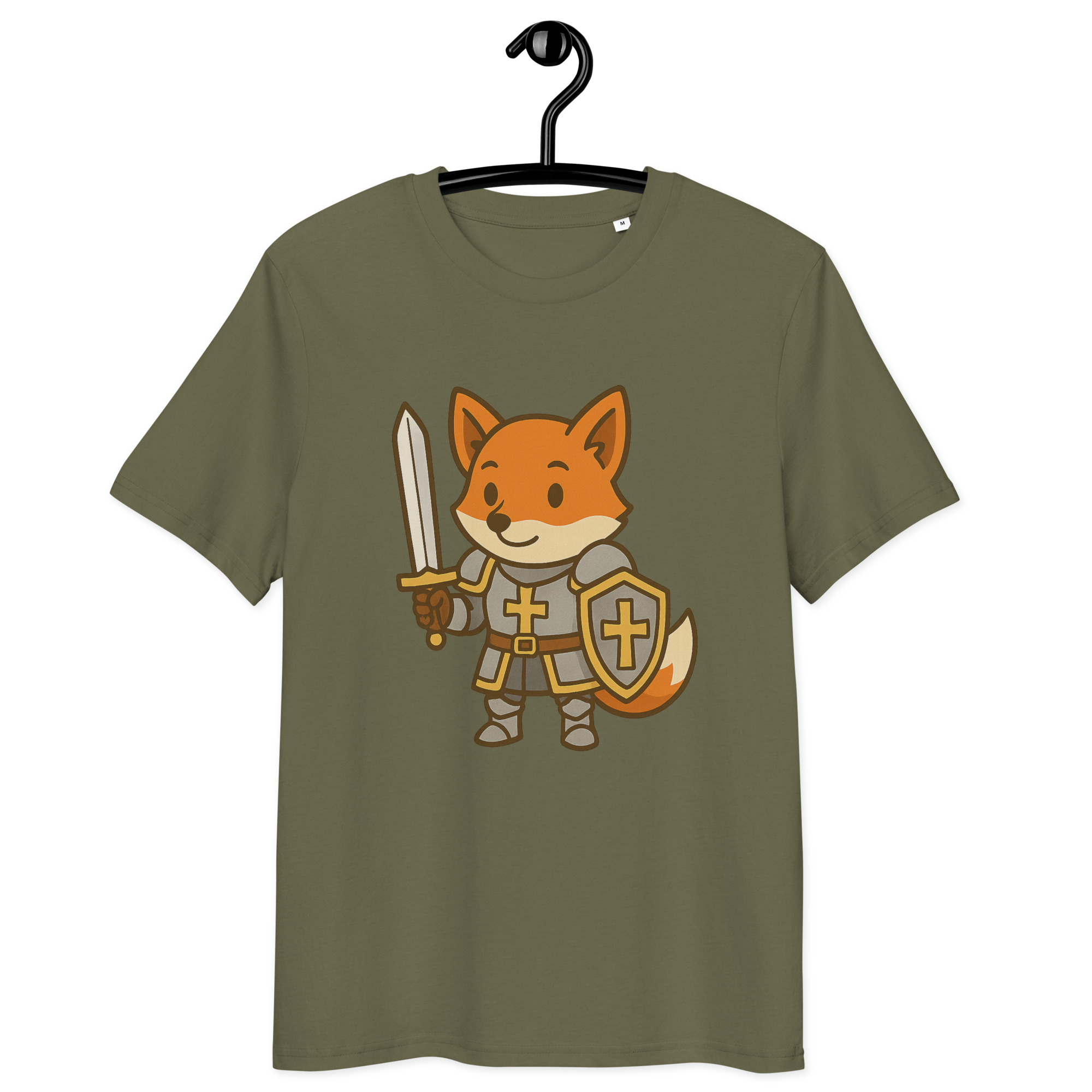 Fox Paladin - DTF-Unisex-Bio-Baumwoll-T-Shirt – Bild 16