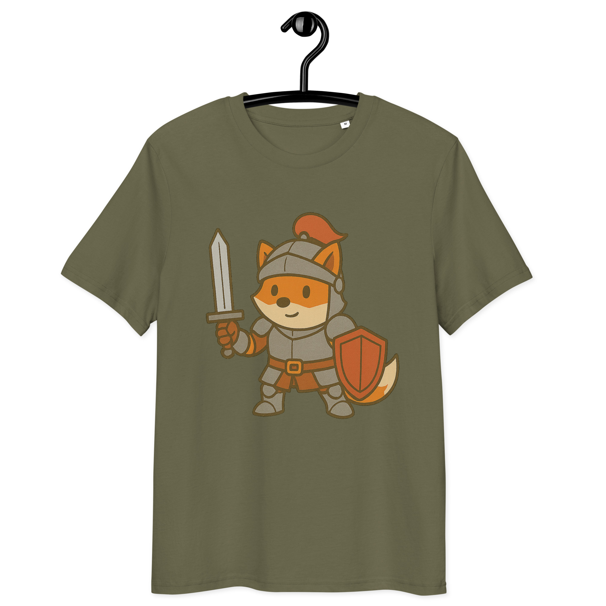 Fox Knight - DTF-Unisex-Bio-Baumwoll-T-Shirt – Bild 16