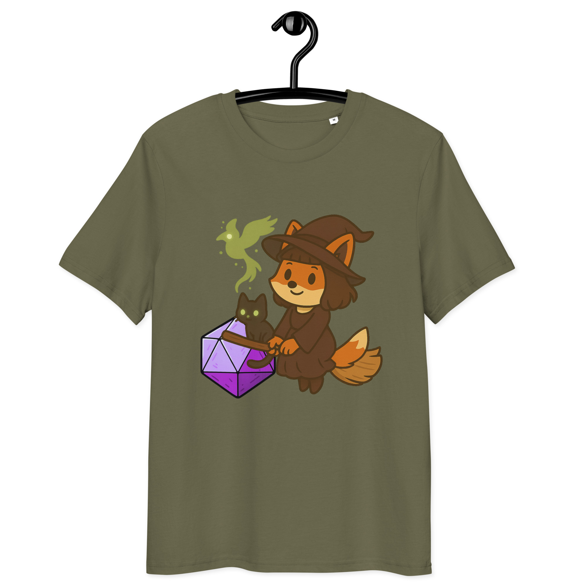 Dicefox Witch - DTF-Unisex-Bio-Baumwoll-T-Shirt – Bild 16