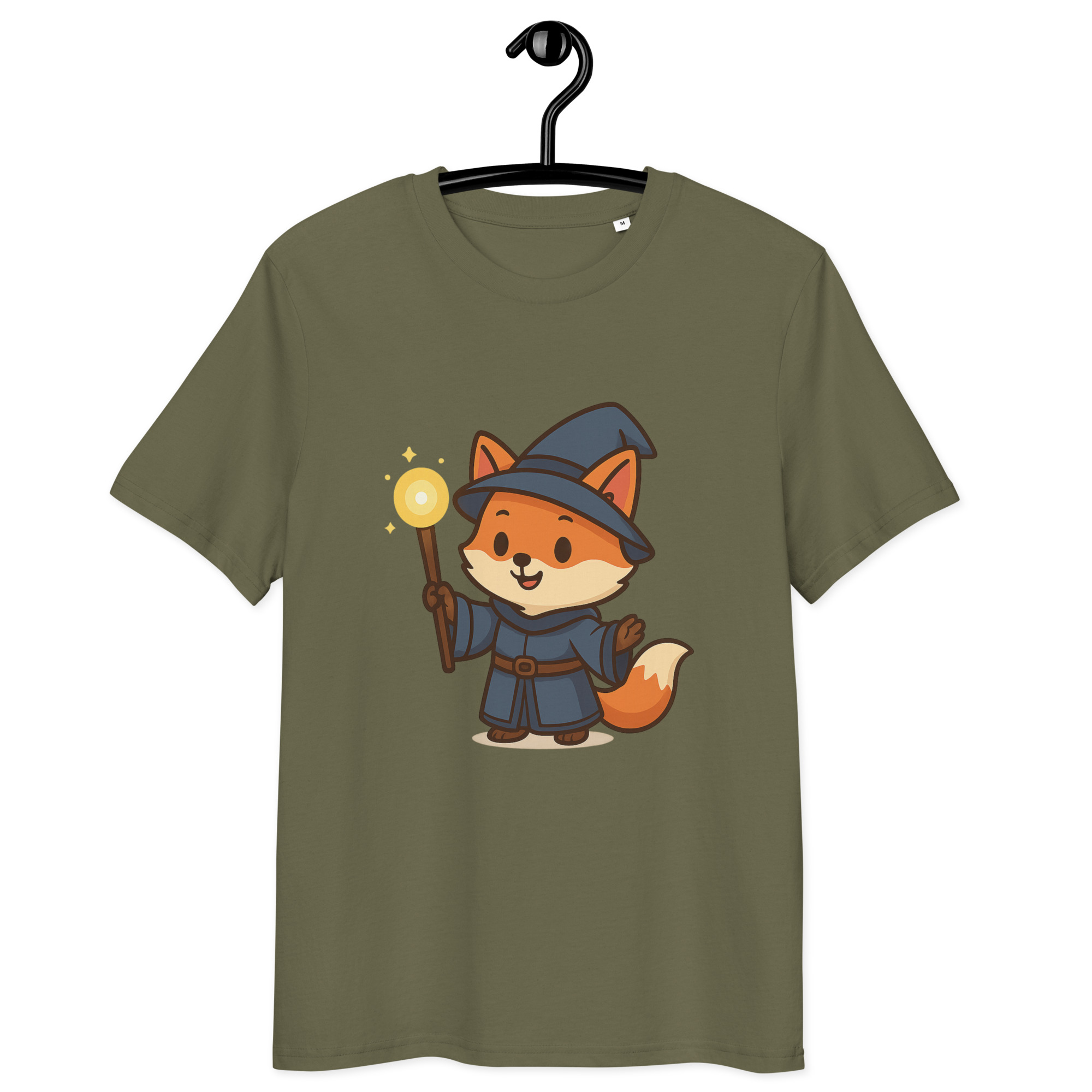 Fox Wizard - DTF-Unisex-Bio-Baumwoll-T-Shirt – Bild 15