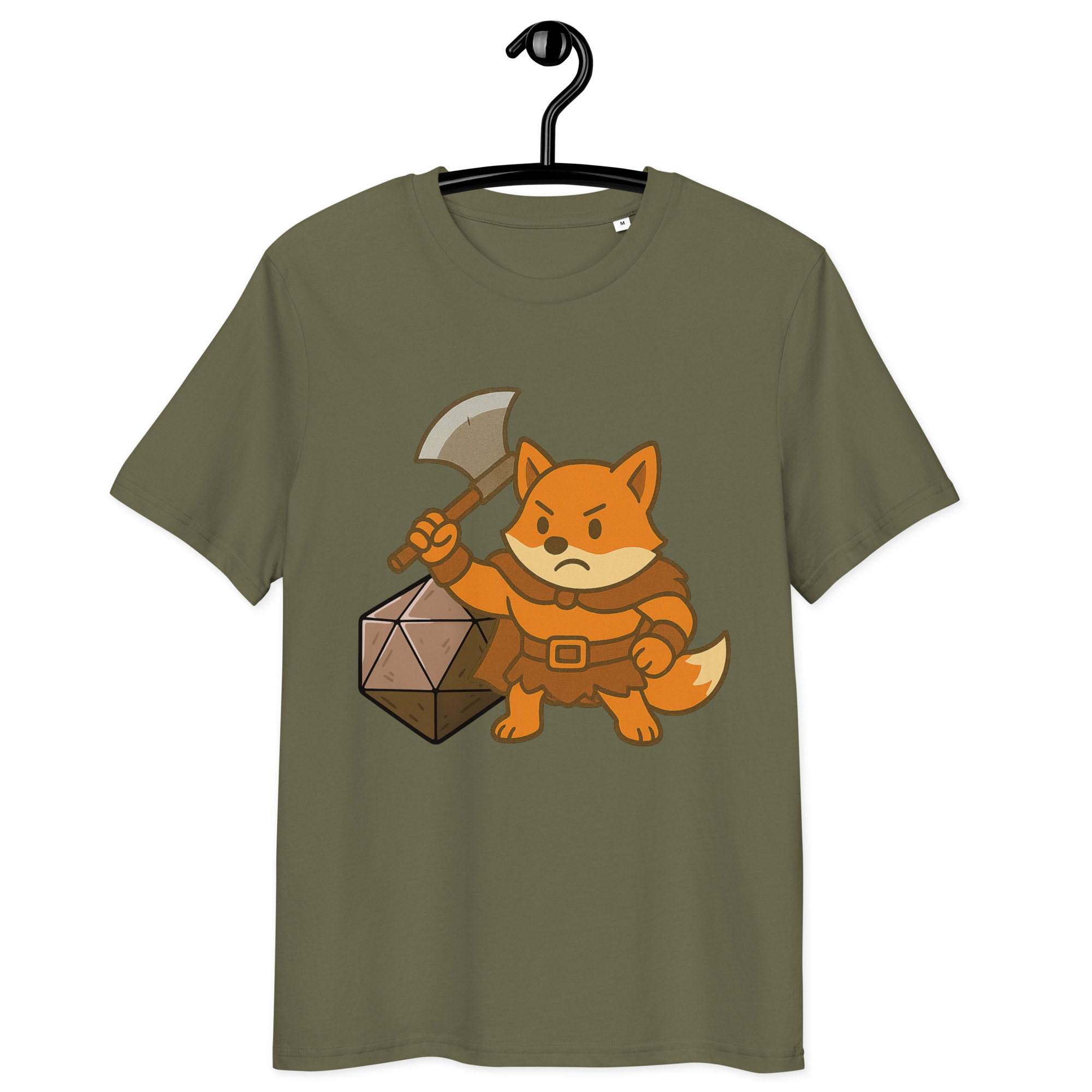 Dicefox Barbarian - DTF-Unisex-Bio-Baumwoll-T-Shirt – Bild 16