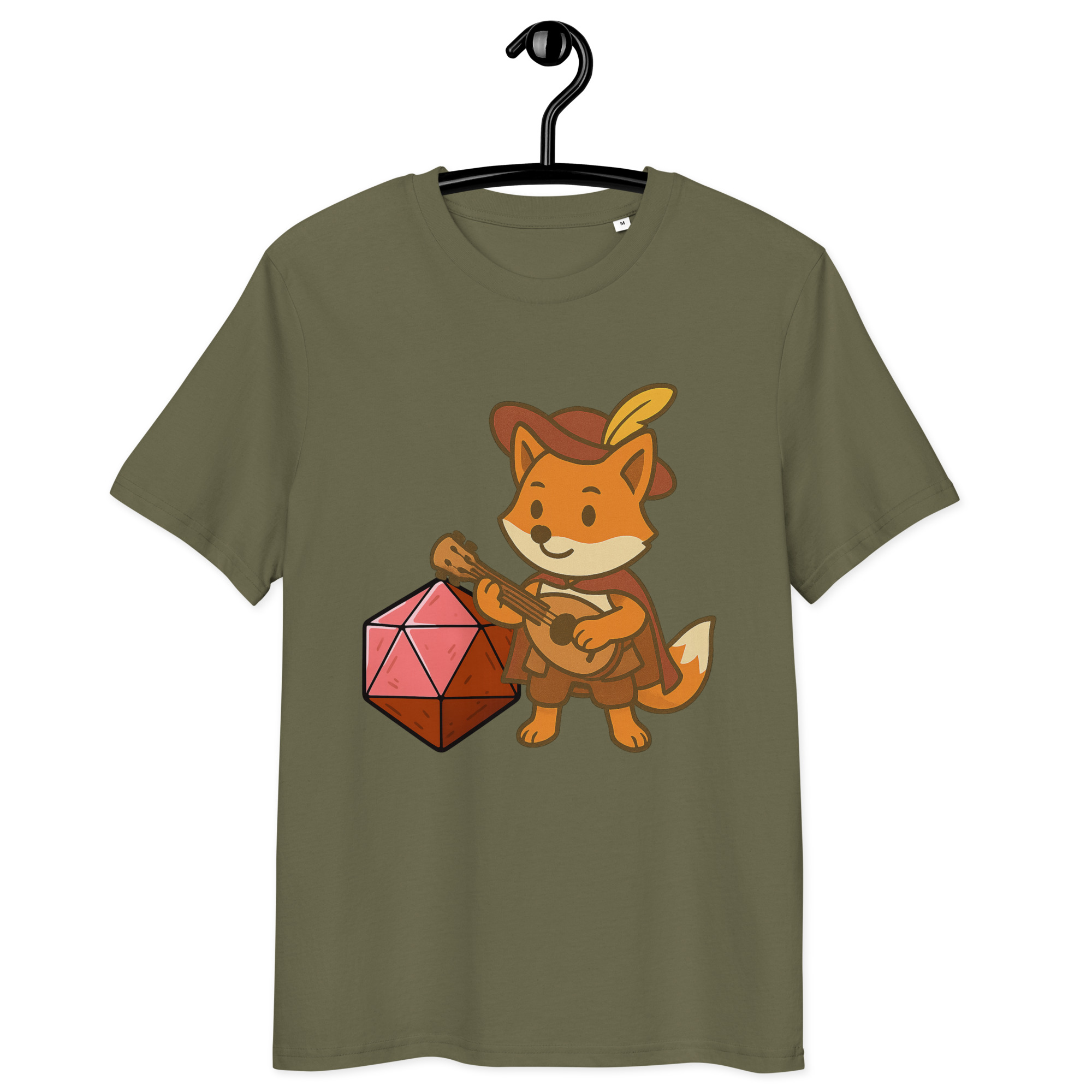 Dicefox Bard - DTF-Unisex-Bio-Baumwoll-T-Shirt – Bild 16