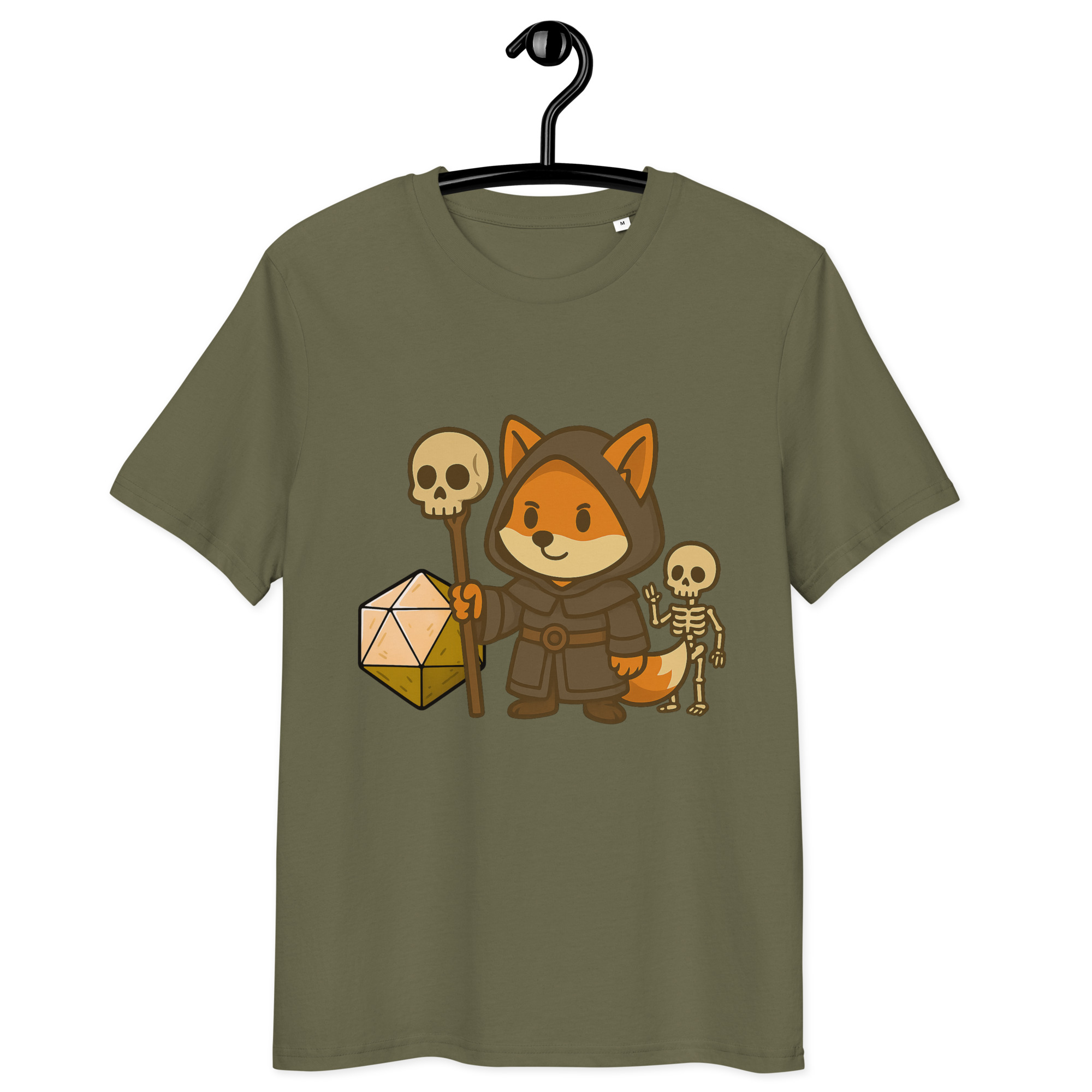 Dicefox Necromancer - DTF-Unisex-Bio-Baumwoll-T-Shirt – Bild 15