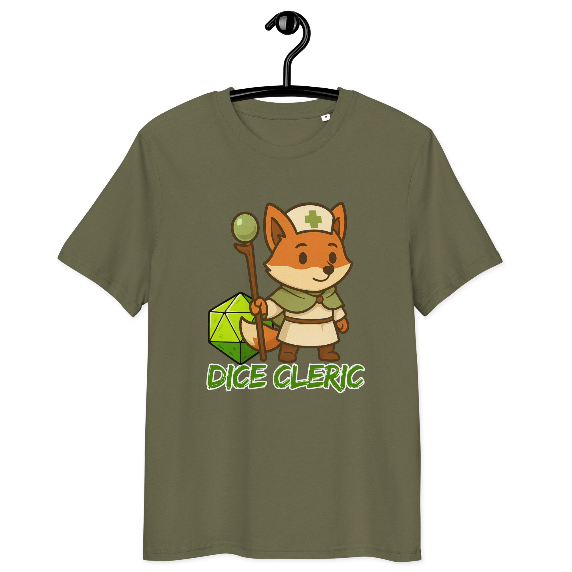Dice Cleric - DTF-Unisex-Bio-Baumwoll-T-Shirt – Bild 16