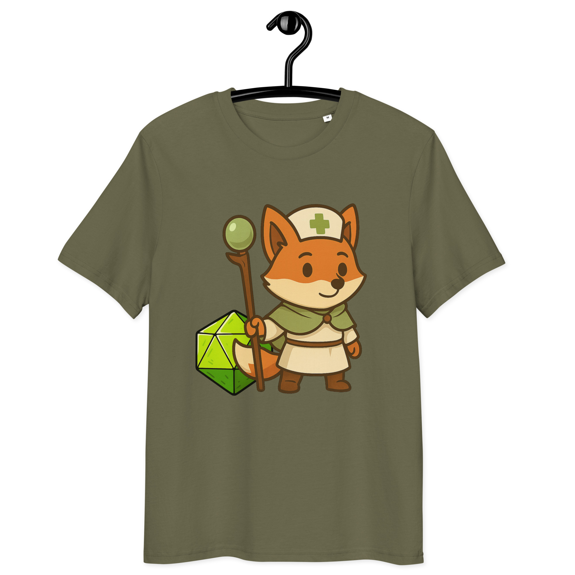 Dicefox Cleric - DTF-Unisex-Bio-Baumwoll-T-Shirt – Bild 15