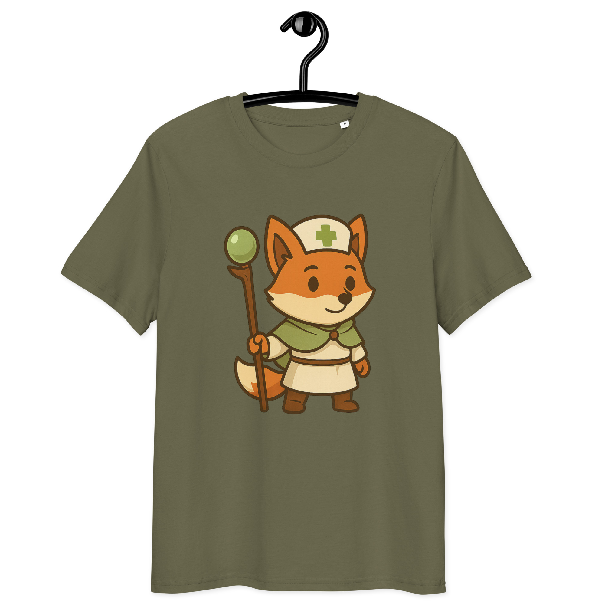Fox Cleric - DTF-Unisex-Bio-Baumwoll-T-Shirt – Bild 15