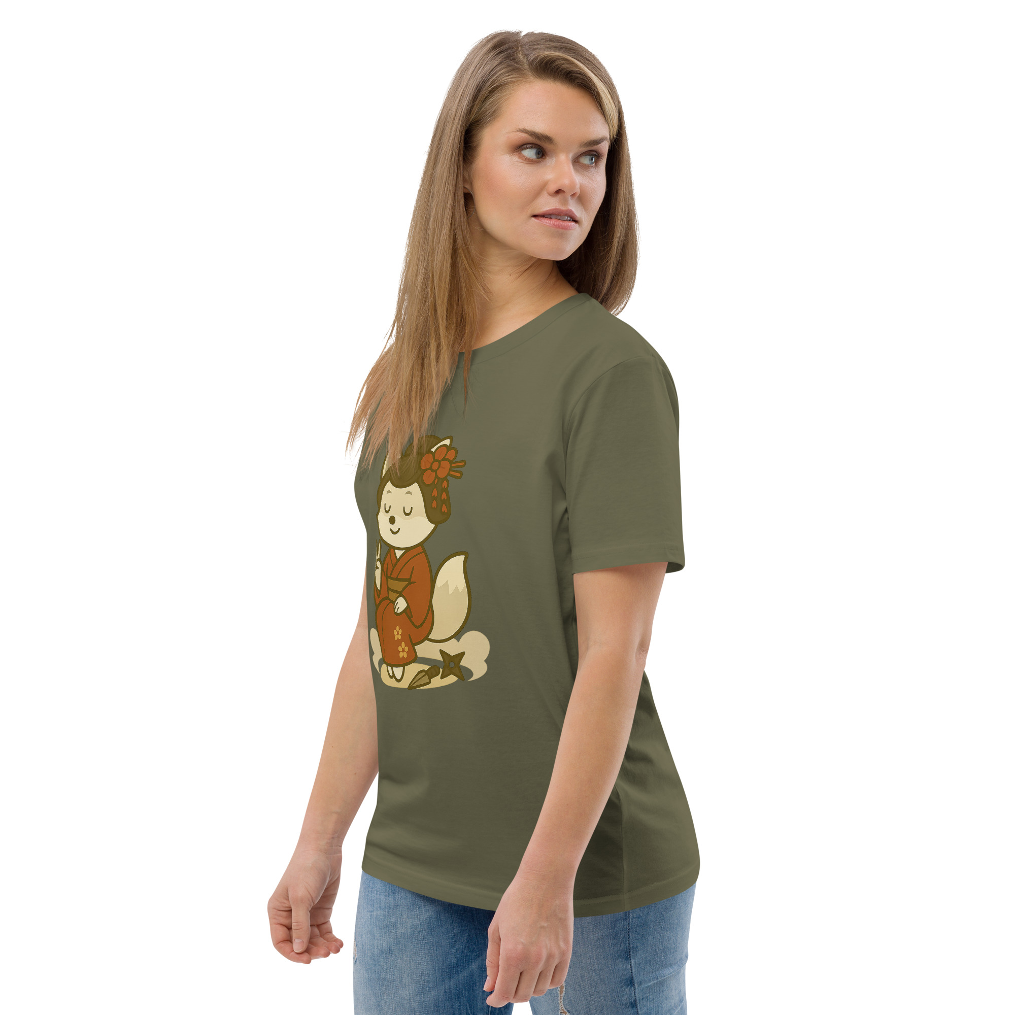 Fox Kunoishi - DTF-Unisex-Bio-Baumwoll-T-Shirt – Bild 62