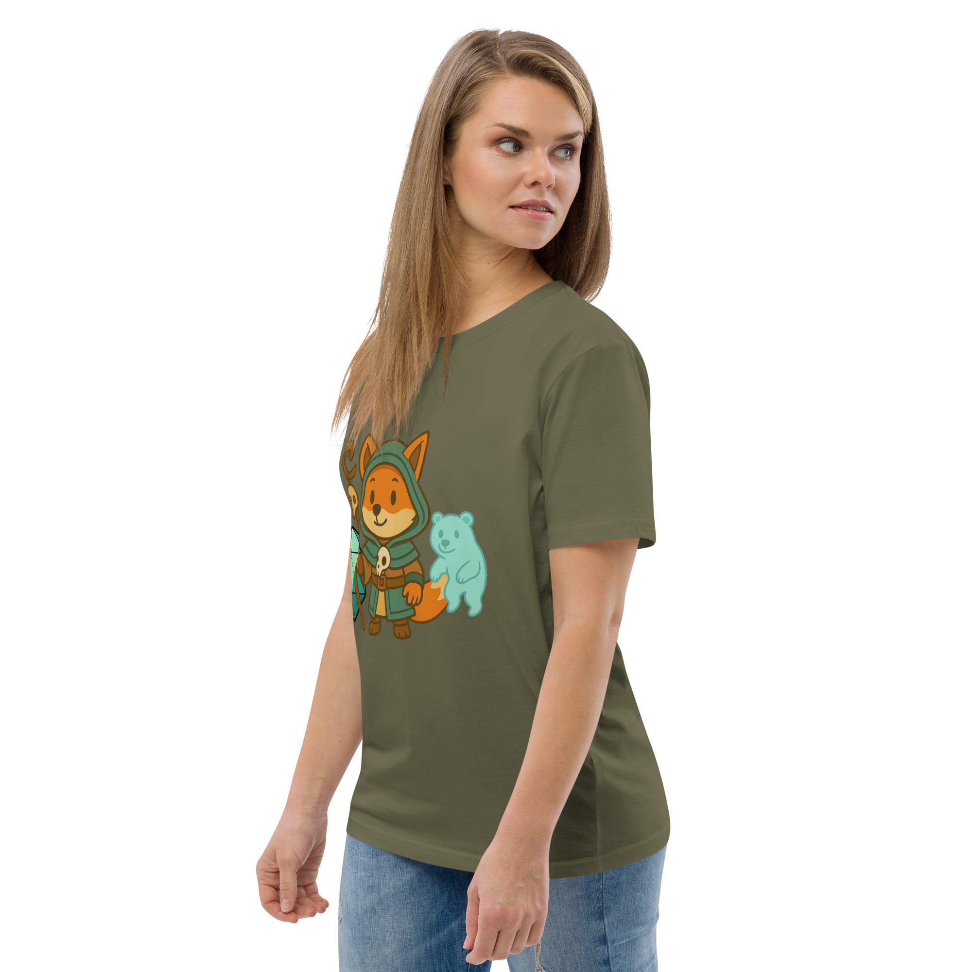 Dicefox Shaman - DTF-Unisex-Bio-Baumwoll-T-Shirt – Bild 62