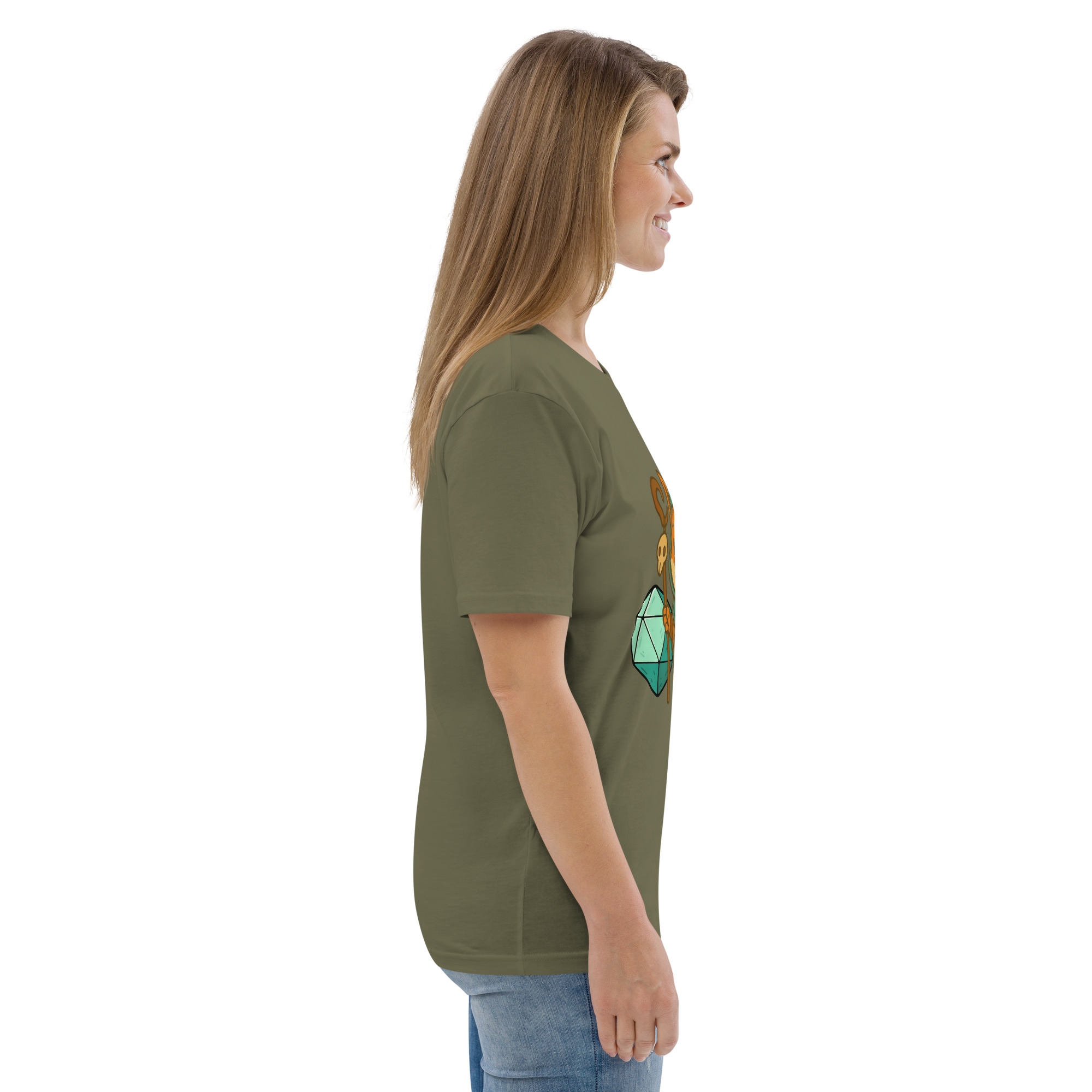 Dicefox Shaman - DTF-Unisex-Bio-Baumwoll-T-Shirt – Bild 64